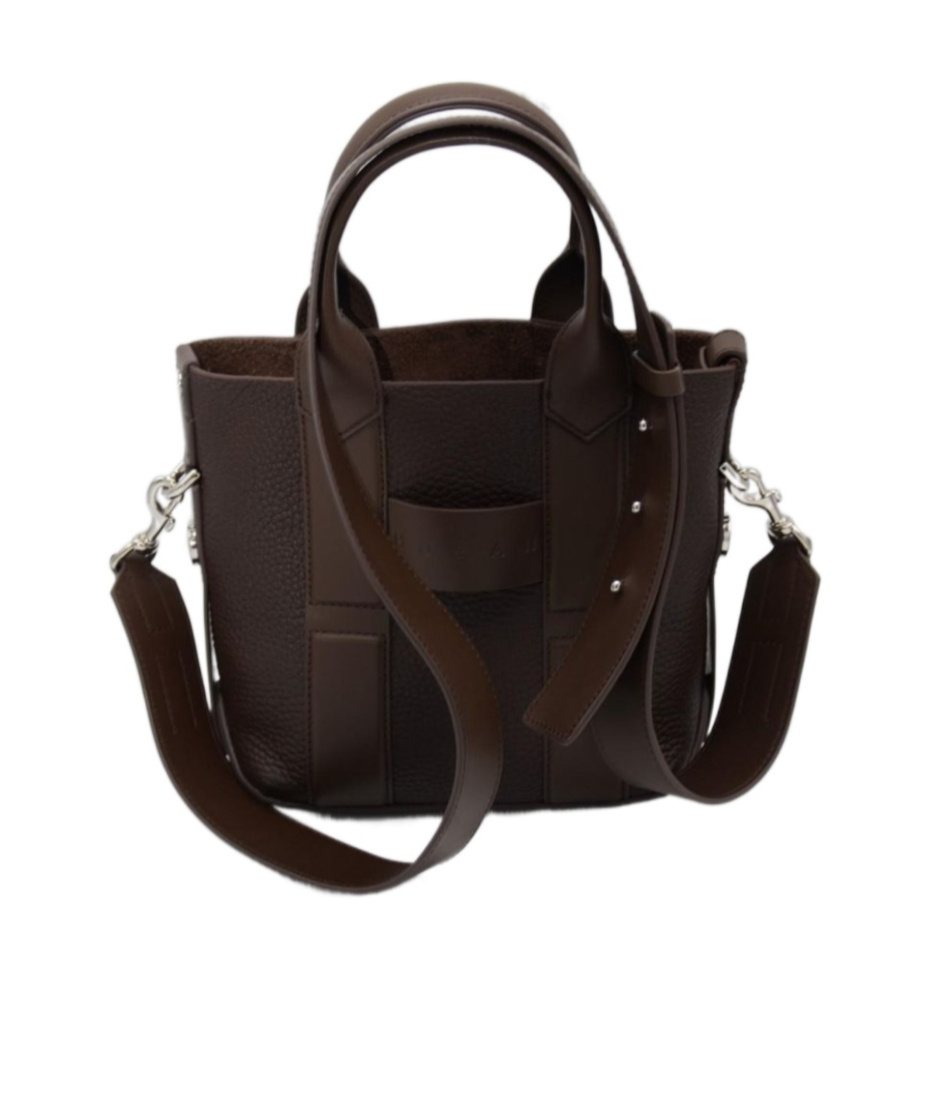 Hogan Double Handle Shoulder Bag In Black