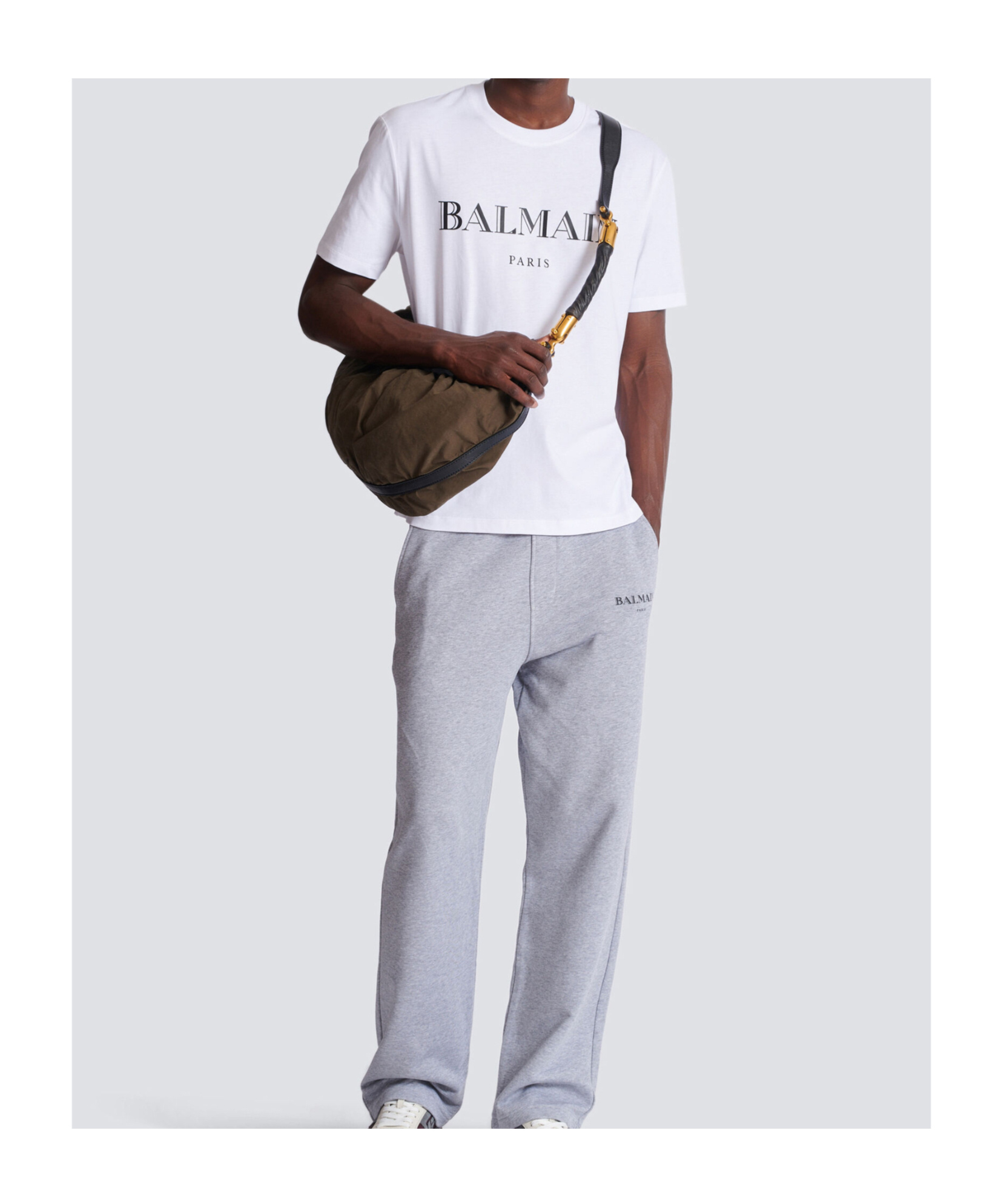 Balmain Paris Logo T-shirt In White