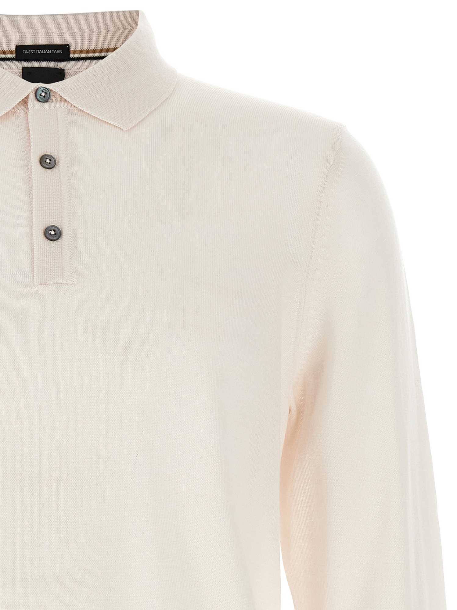 Hugo Boss White Lancione Polo Shirt In Neutral