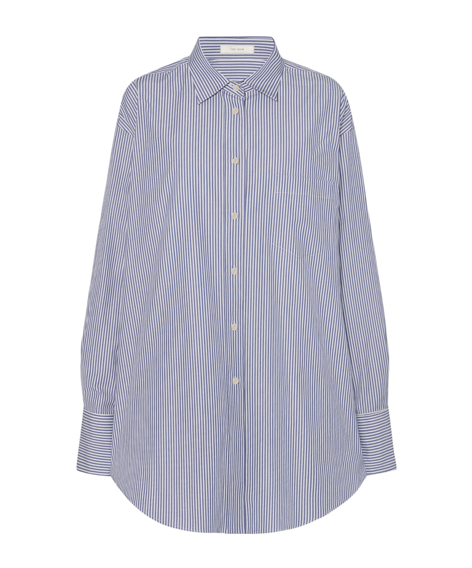 The Row Long Sleeve Shirt In Blue