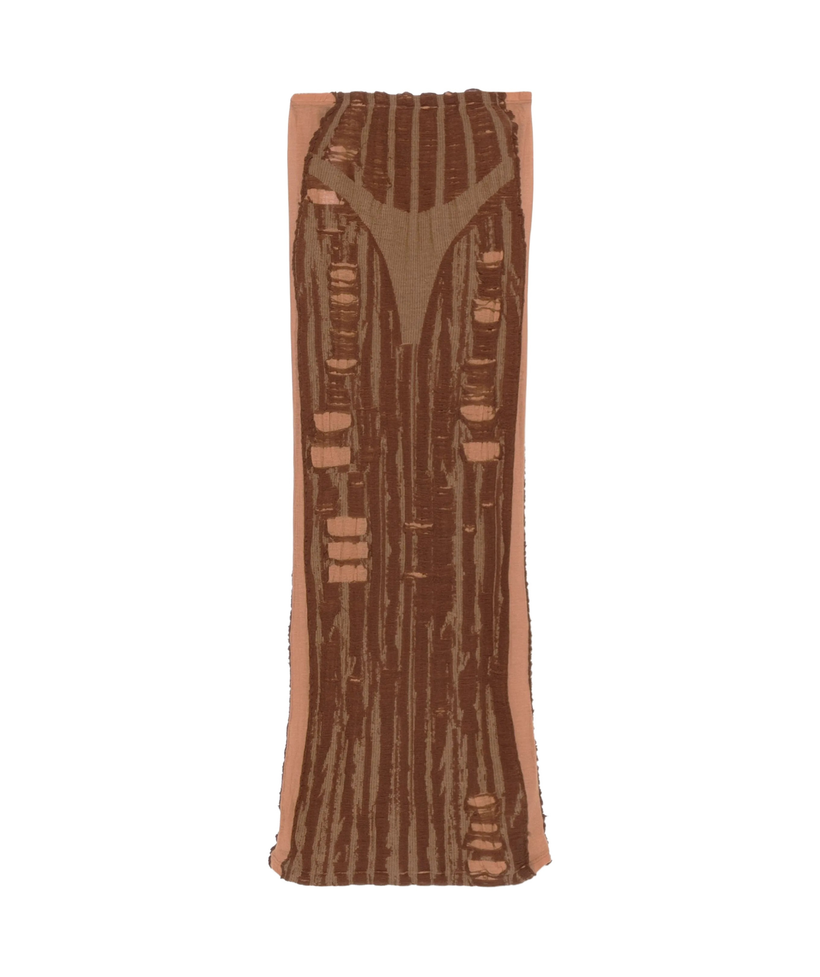 Diesel Brown M-calina Midi Skirt In Brown