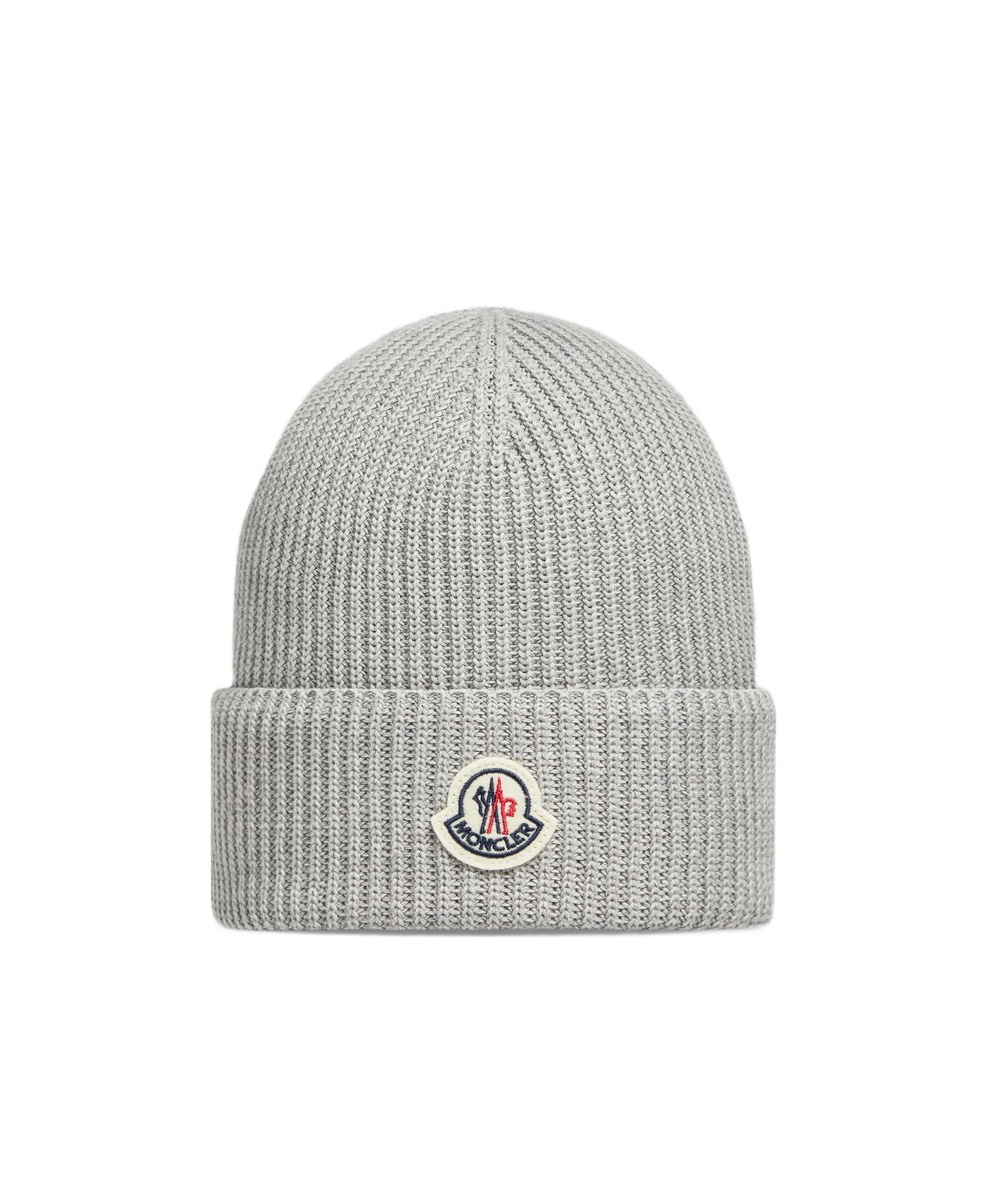 Moncler Rimless Cap In Gray