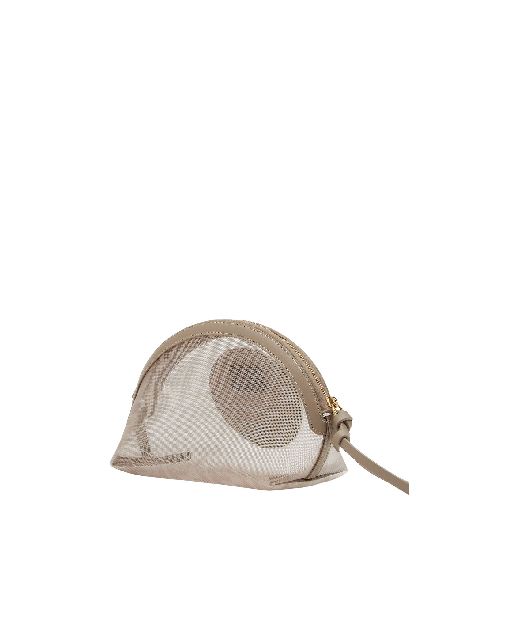 Fendi Ff Toiletry Case Medium In Nude