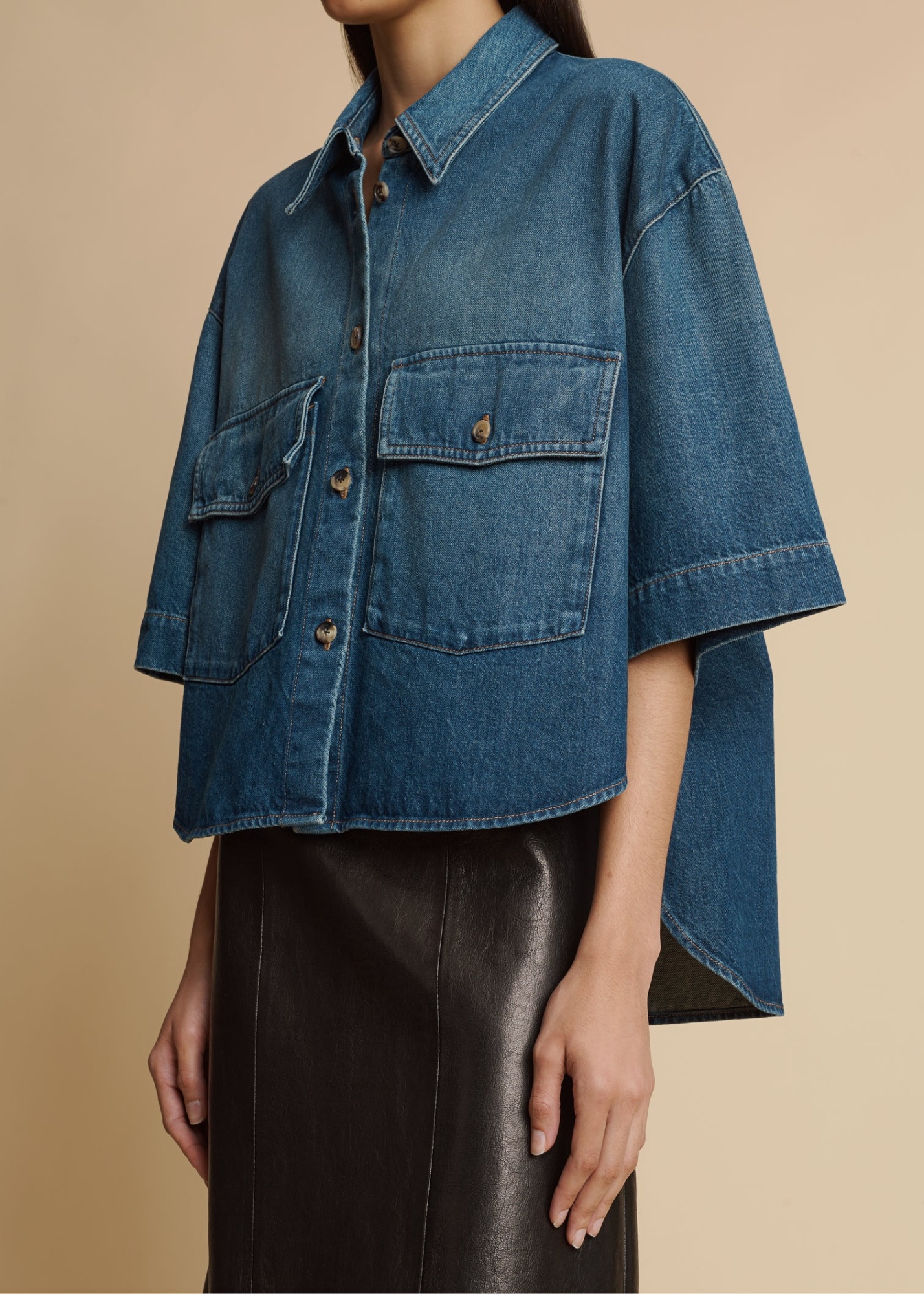 KHAITE LAPEL SHIRT