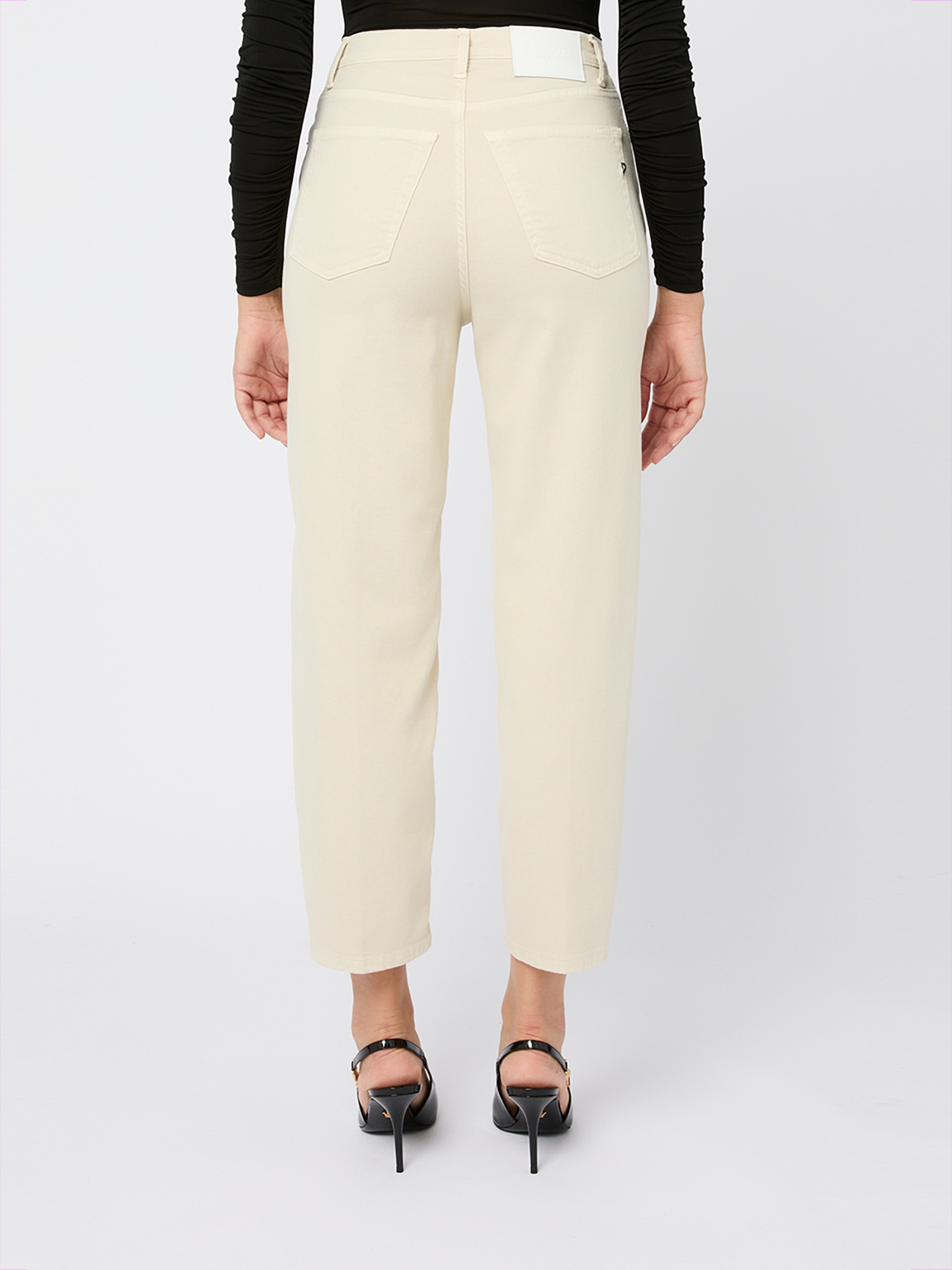 Dondup Belt-loop Jeans In Nude