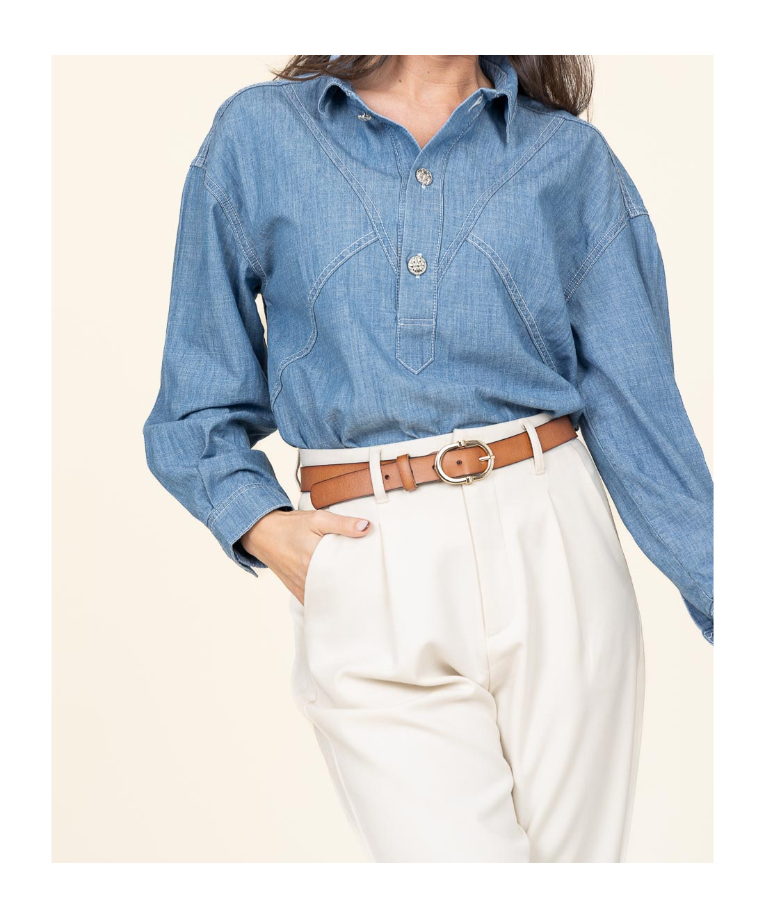 Bash Long Sleeve Shirt In Blue