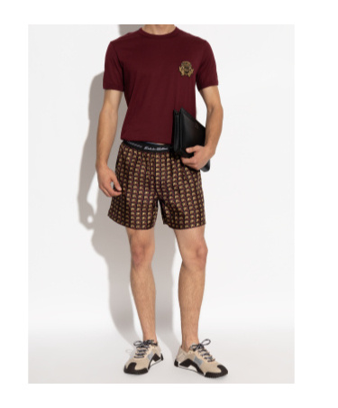 Dolce & Gabbana Ns1 Sneakers Mit Mesh-einsatz In Animal Print