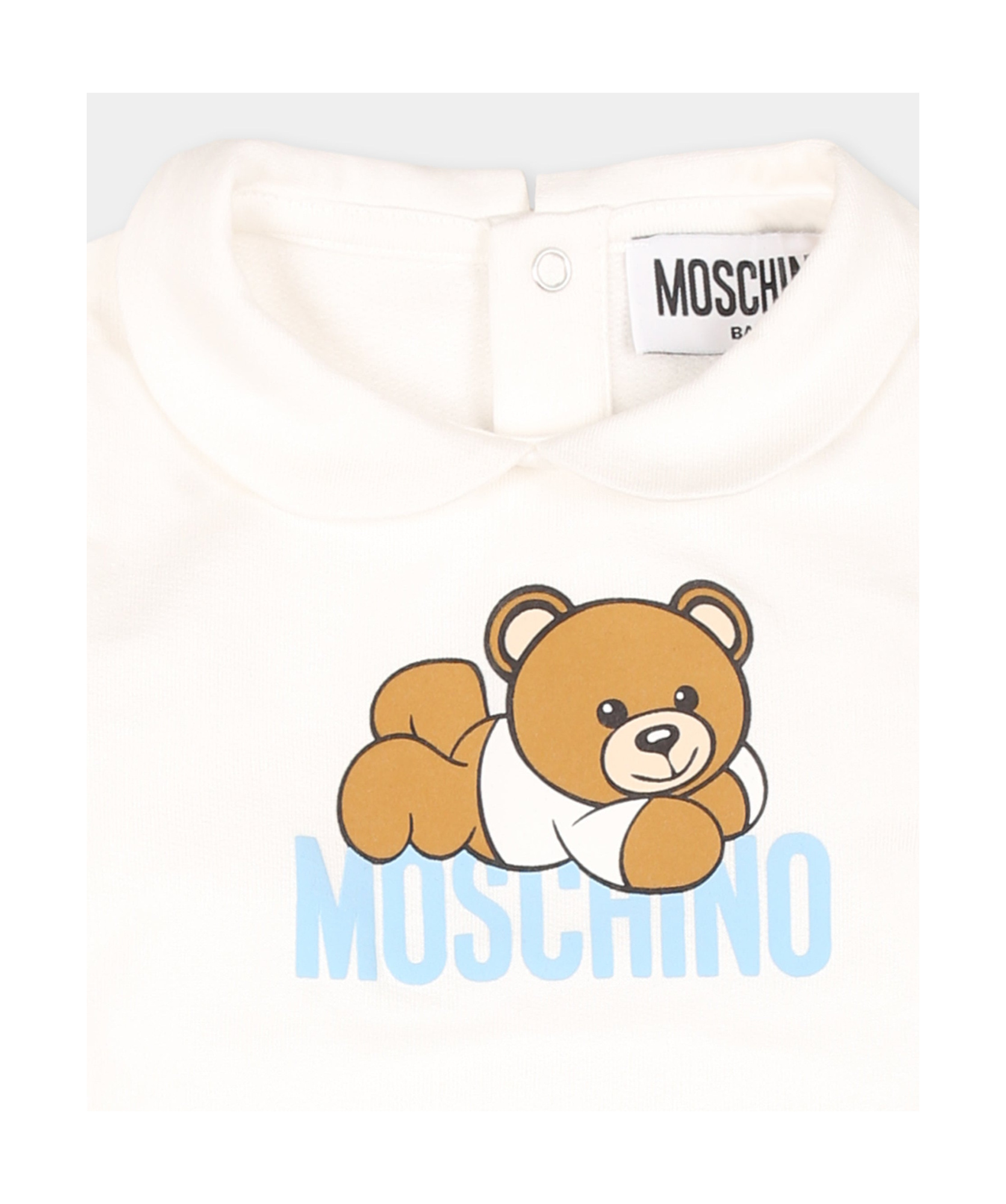 MOSCHINO MOSCHINO KIDS TEDDY LOGO ROMPER