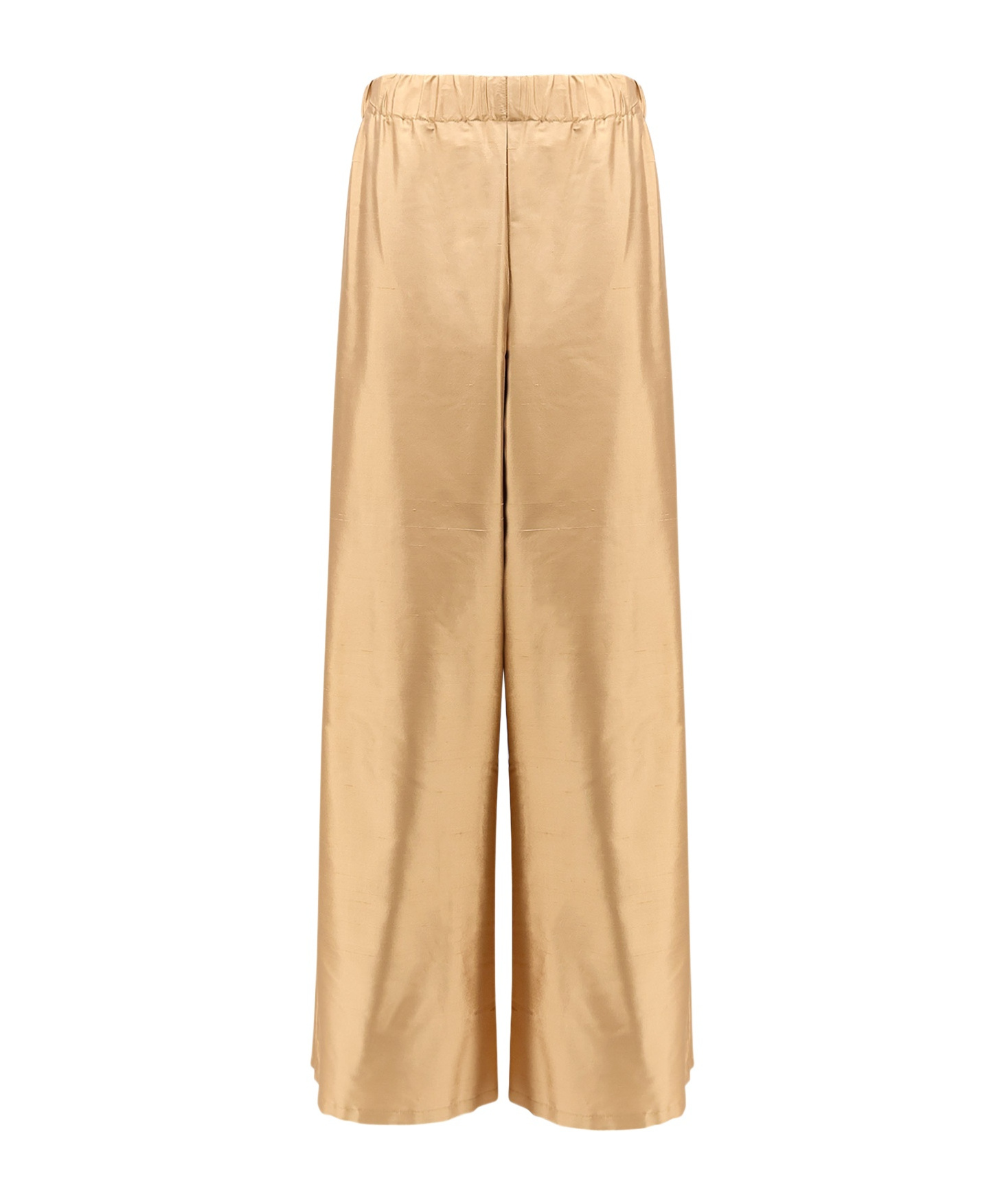 Max Mara Elastic Waist Casual Pants In Nude