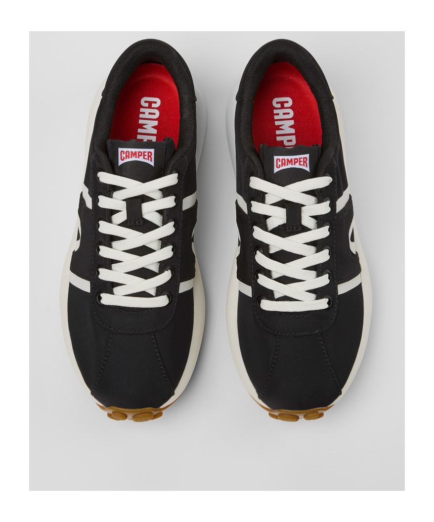 Camper Pelotas Athens Panelled Sneakers In Black