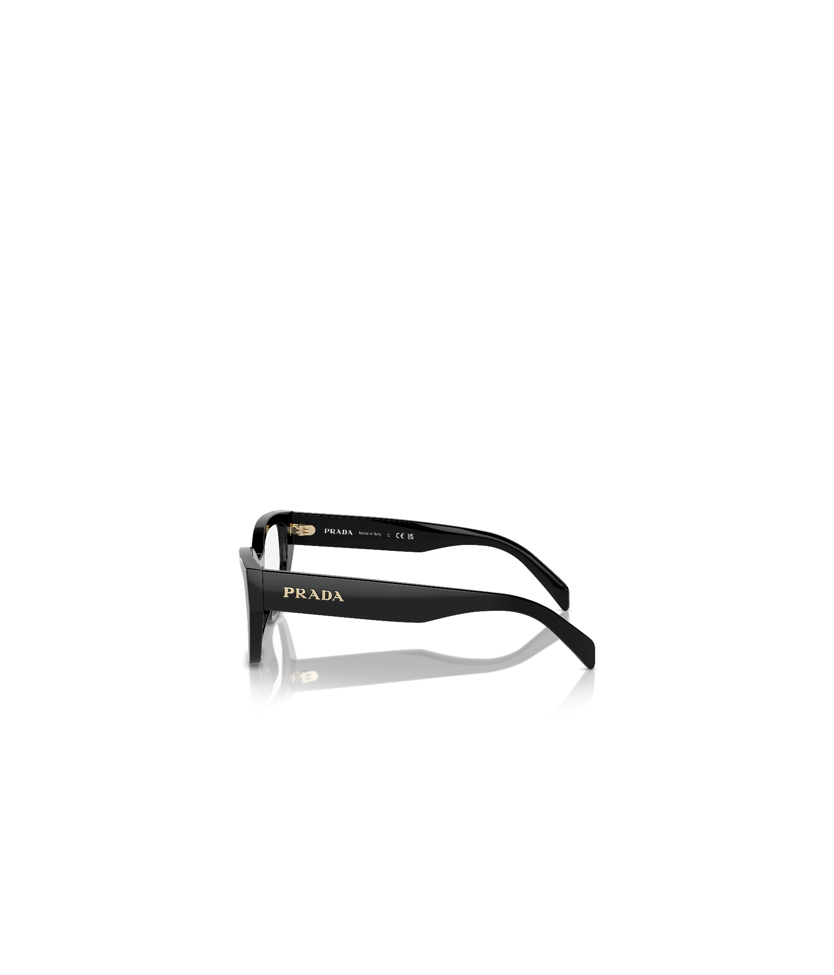 Prada Pr A16v Black Glasses In Black