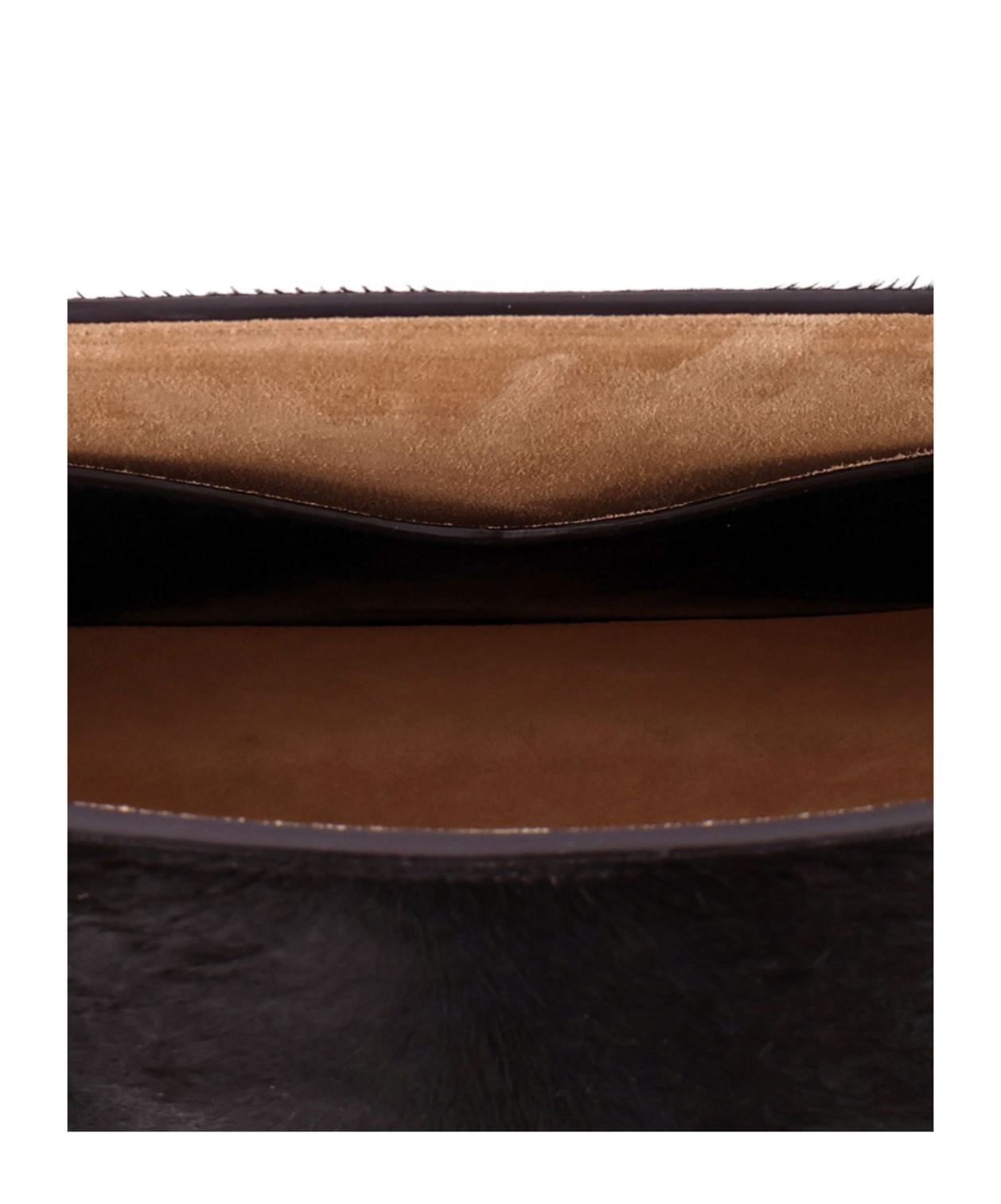 Alaïa Le Teckel Hair Calf Leather Tote Bag In Brown