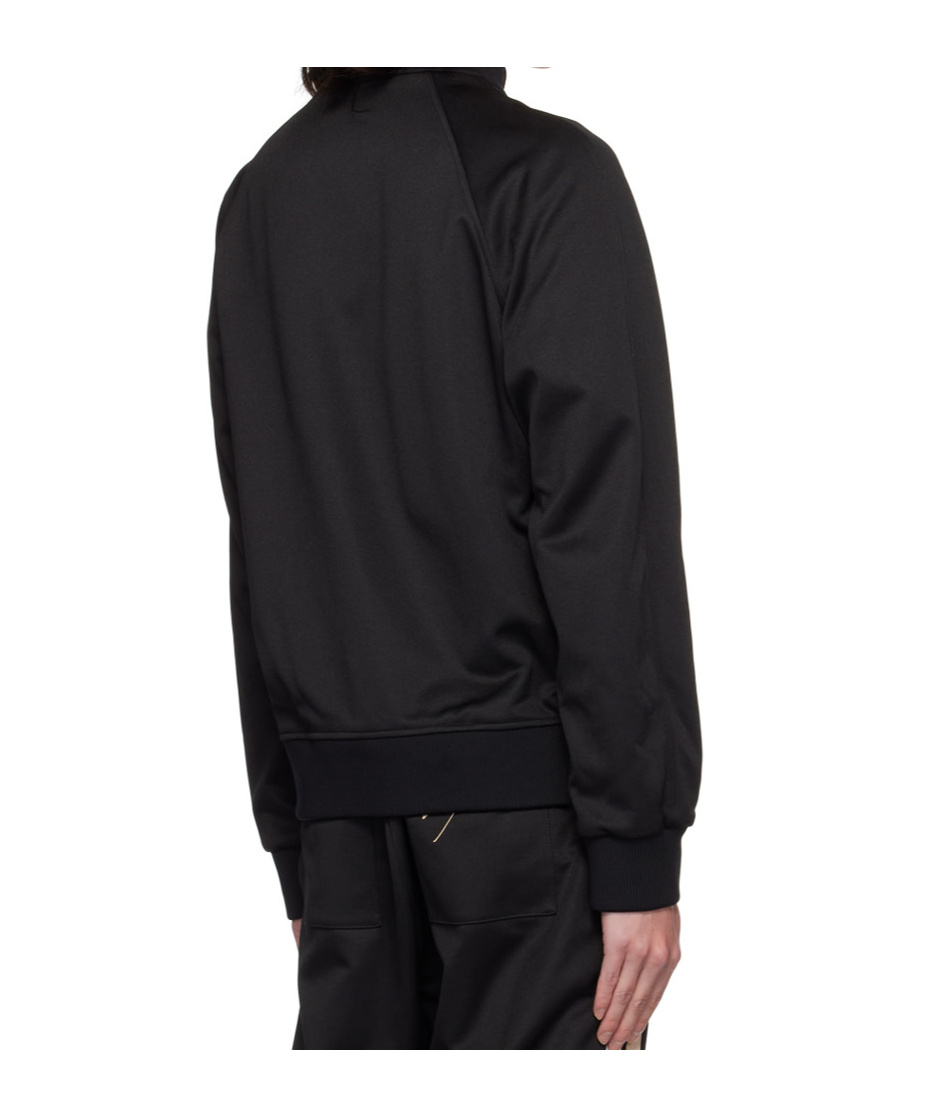 Ferragamo Logo-engraved Zip-up Jacket In Black