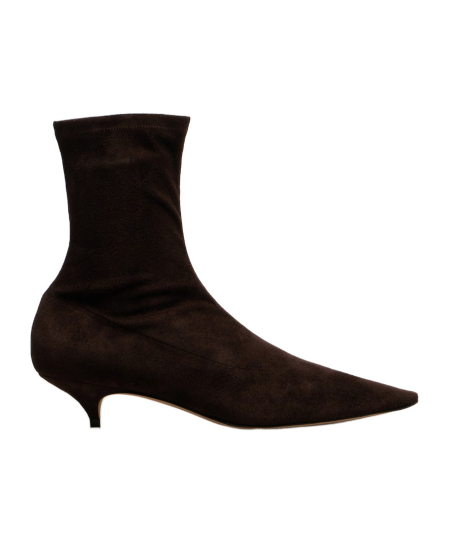 The Row Pointed Ankle Boots In Black