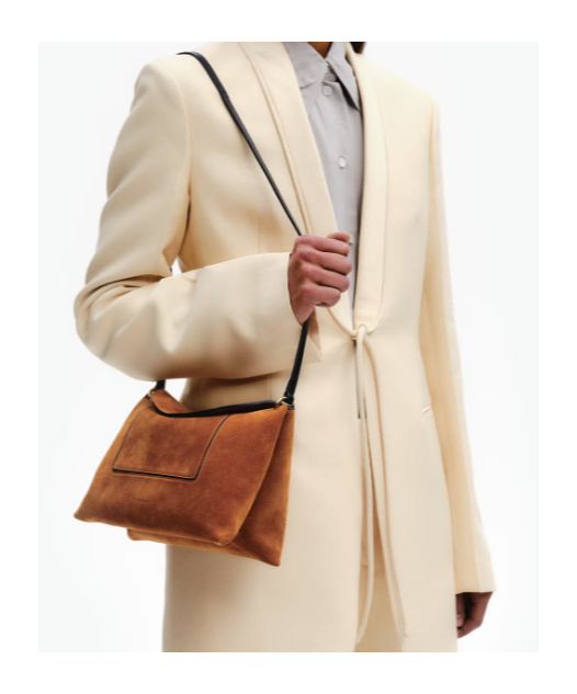 Wandler Shoulder Bags With Suede Finish And Adjustable Strap