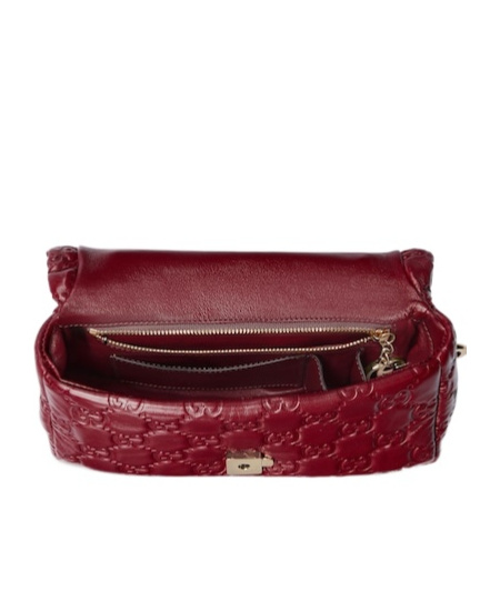 Gucci Gg Milano Mini Handbag In Red