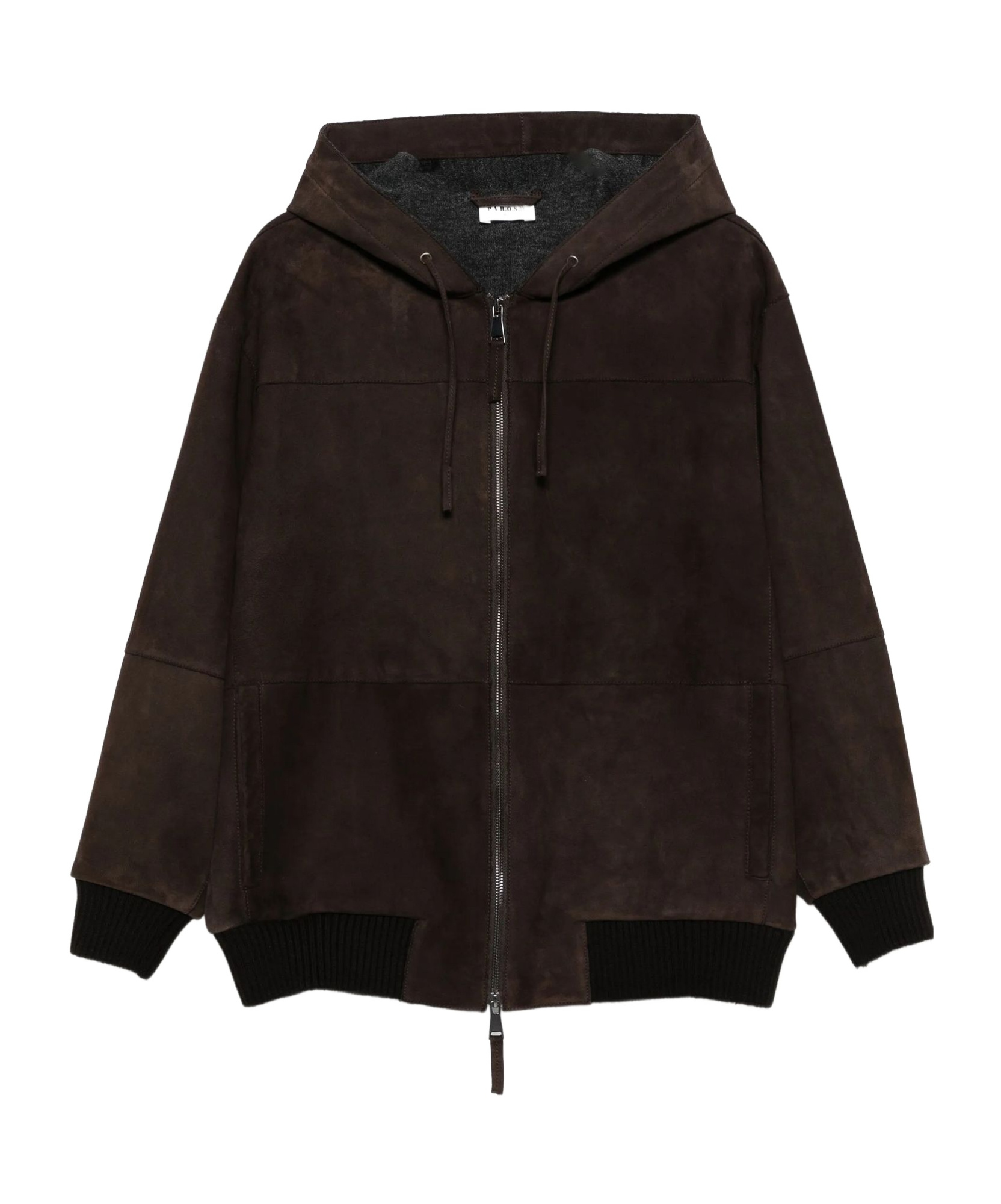 P.a.r.o.s.h Hooded Jacket In Brown