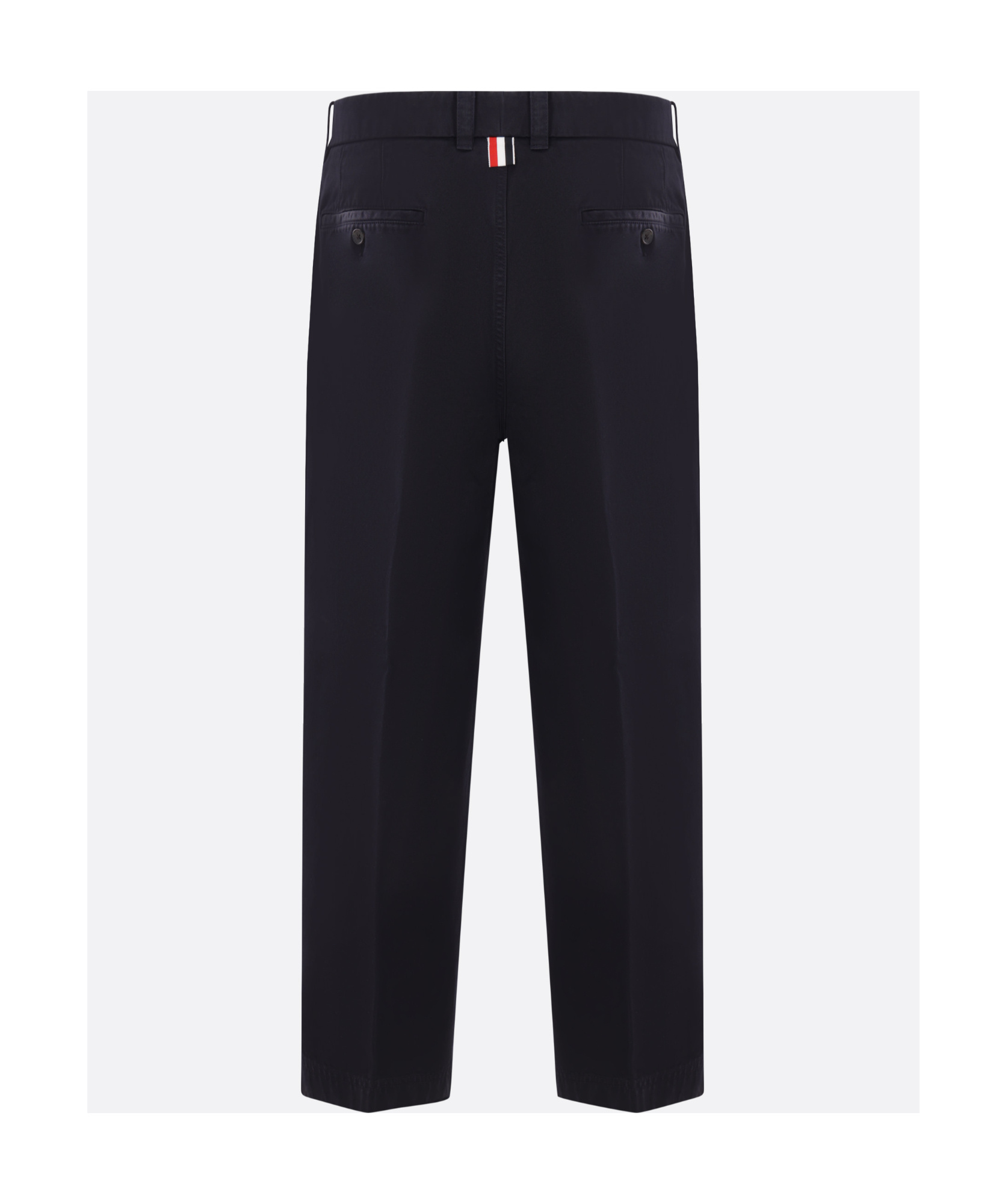 Thom Browne Utility Garment Dyed Chino Pants In Black