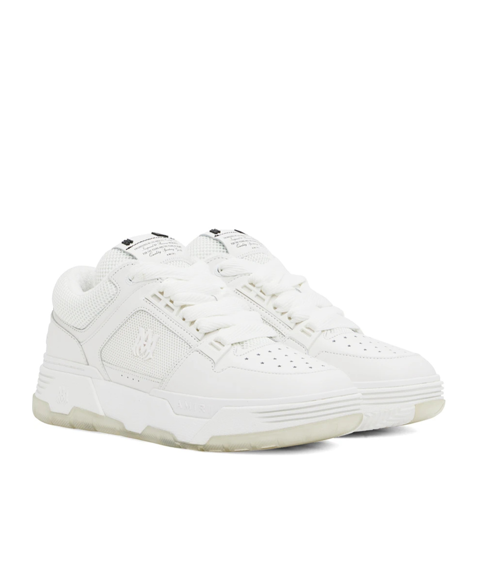 Amiri Sneakers With Holes And Details In White