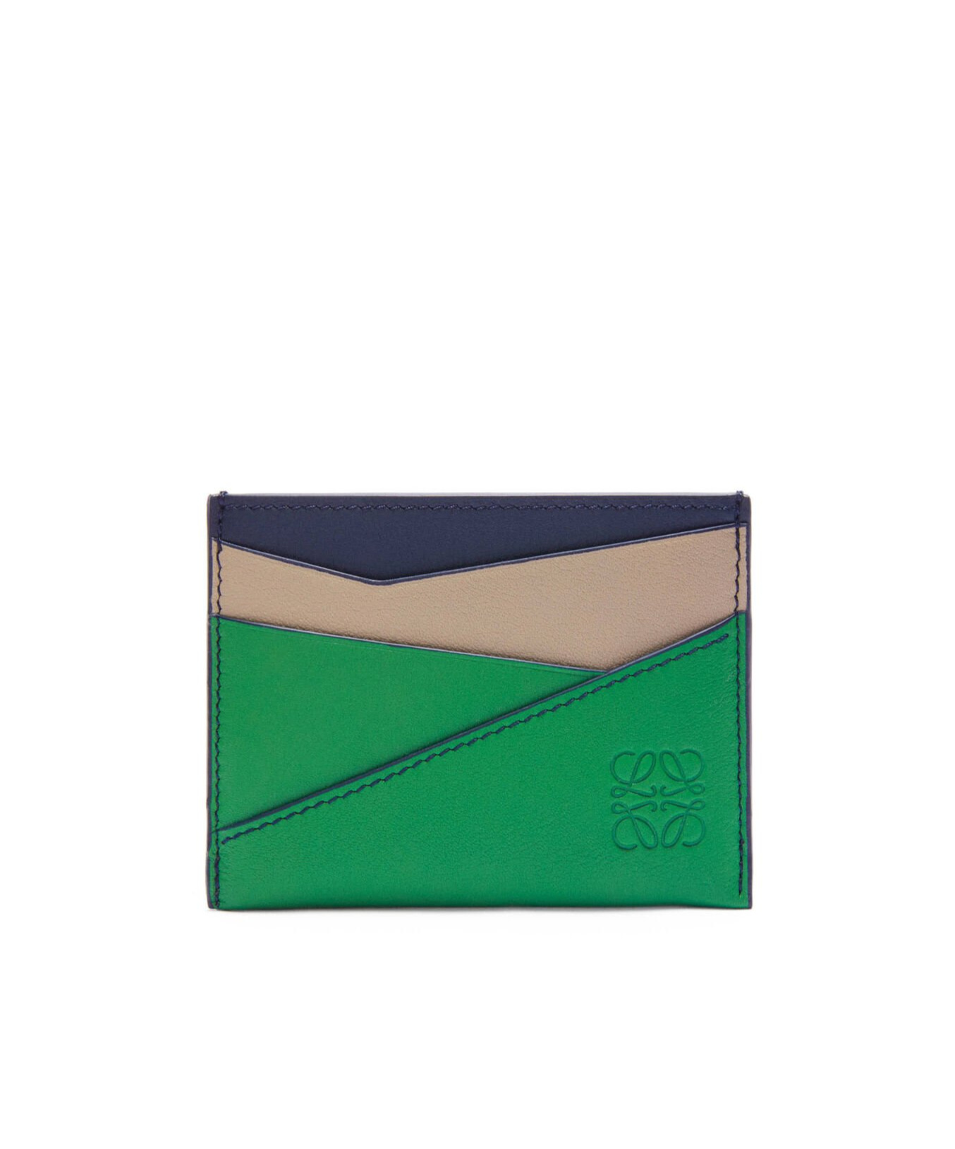 Loewe Puzzle Card Bag In Green