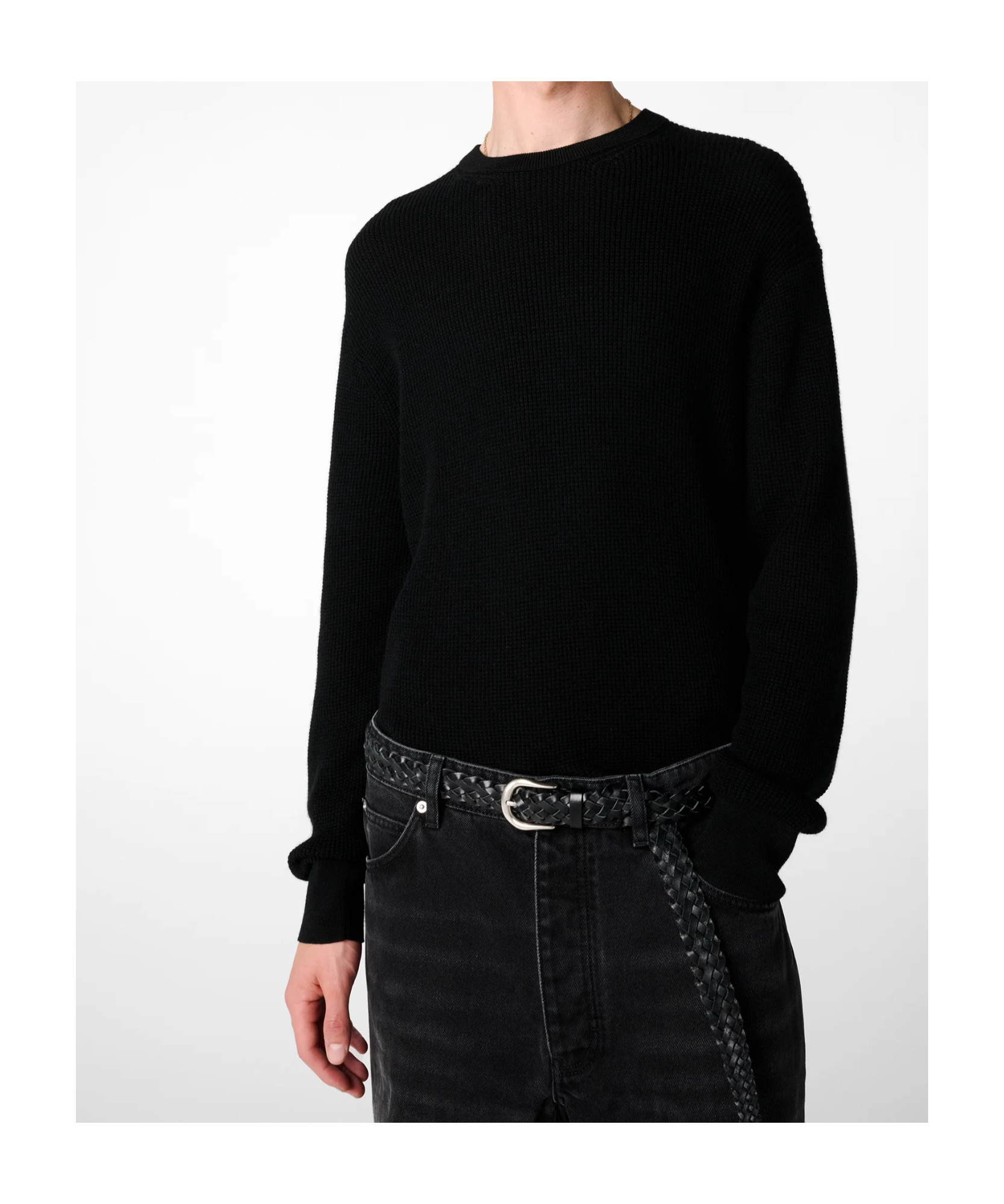 Studio Nicholson Portland Knit In Black