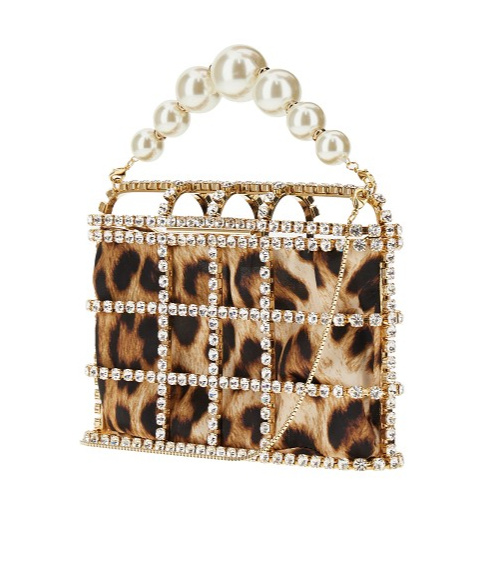 Rosantica Front Decorative Handbag In Nude