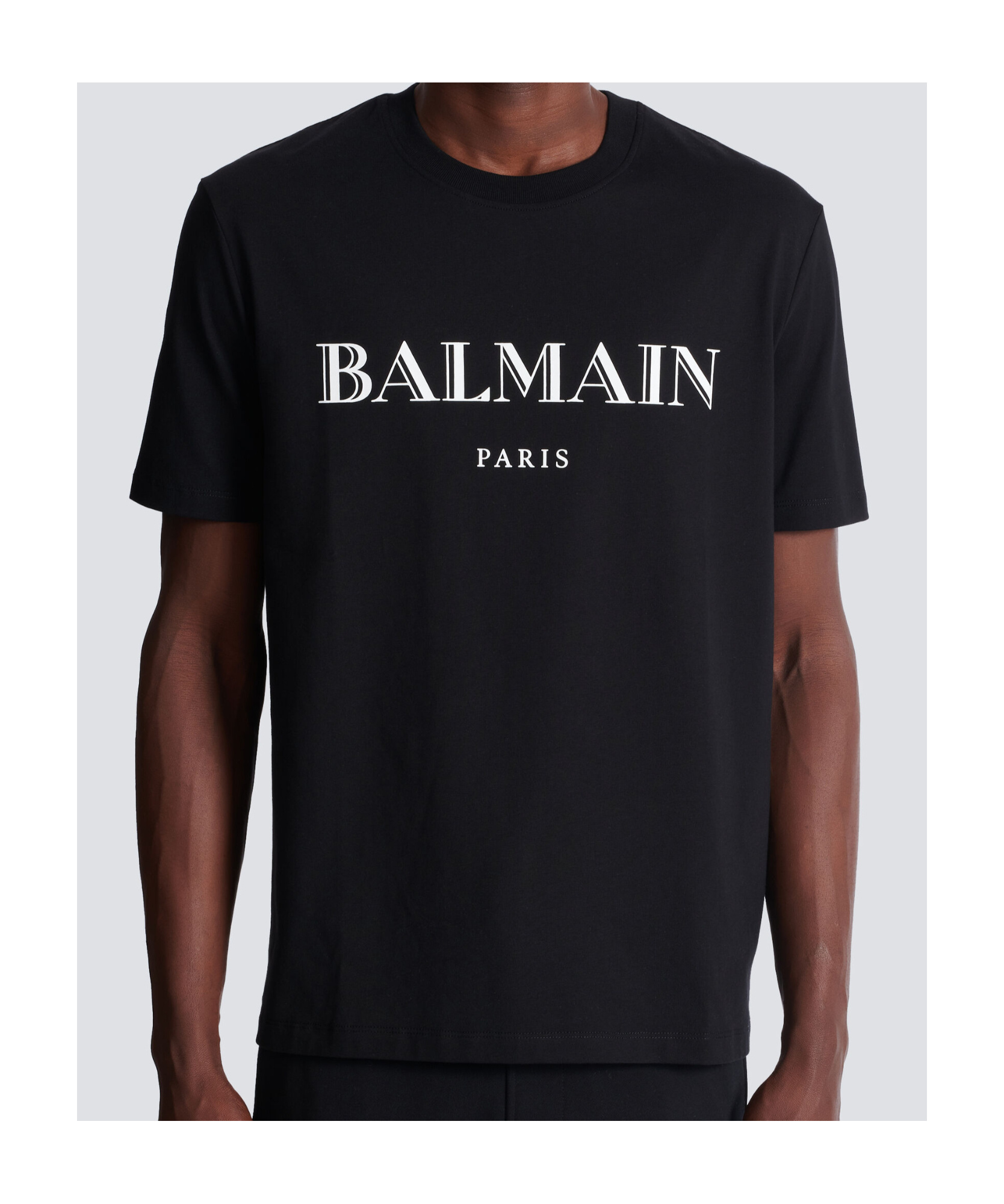 Balmain Vintage Crystal-embellished T-shirt In Brown