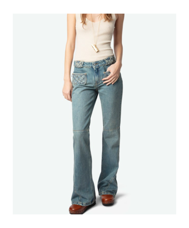 Zadig & Voltaire Ecume Jeans In Green