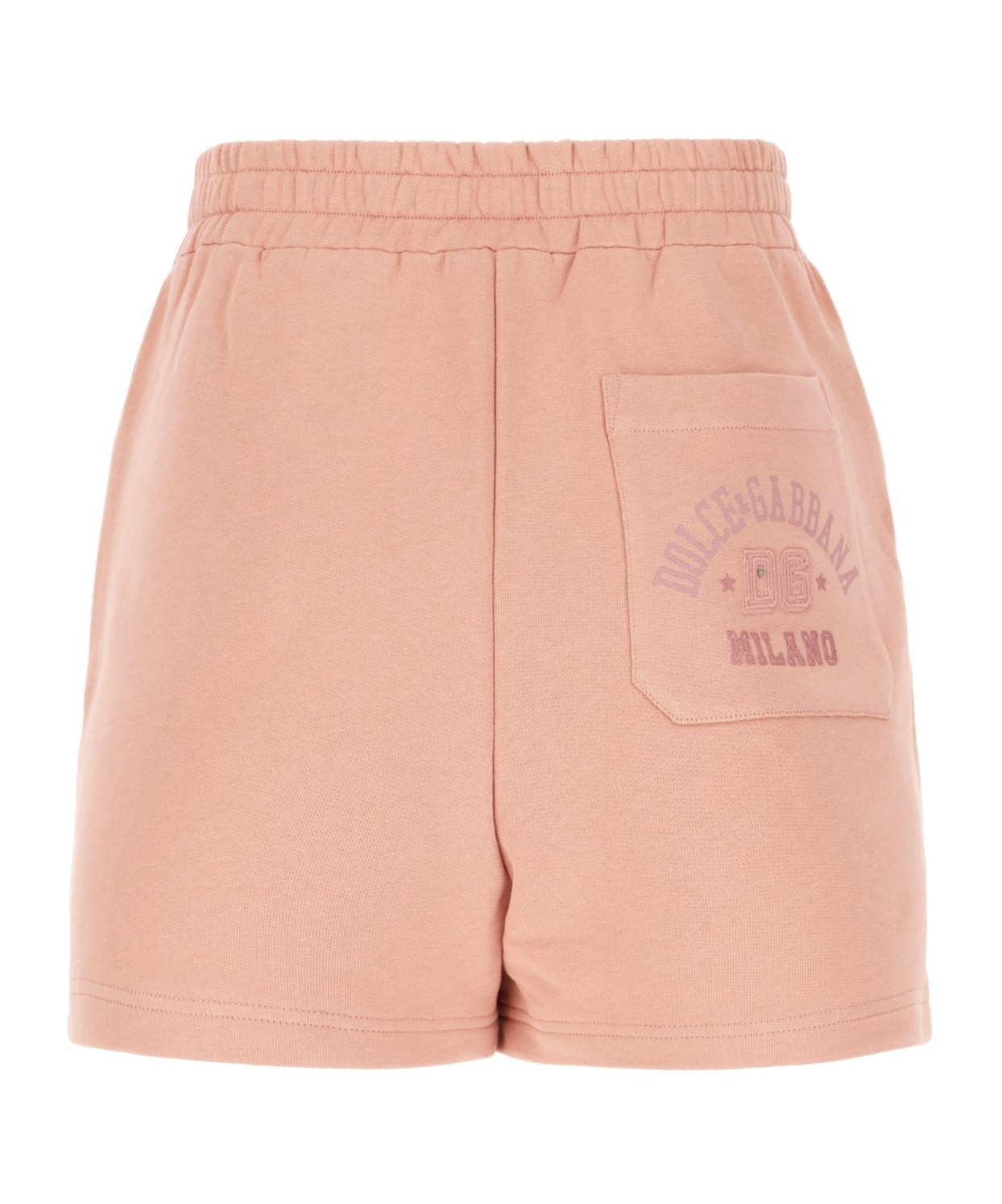 Dolce & Gabbana Printed Track Shorts In Nude