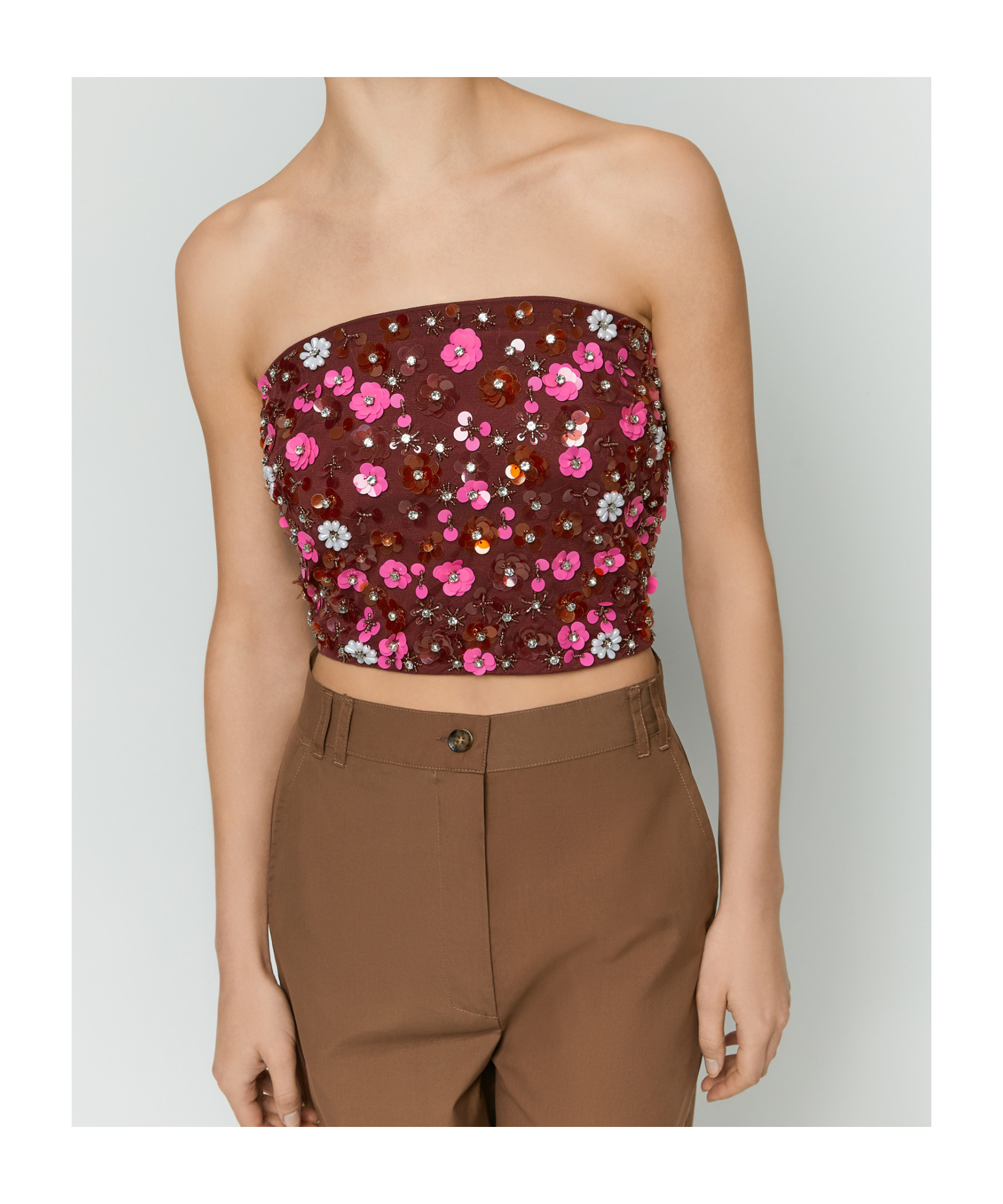 IBLUES EMBROIDERED TOP