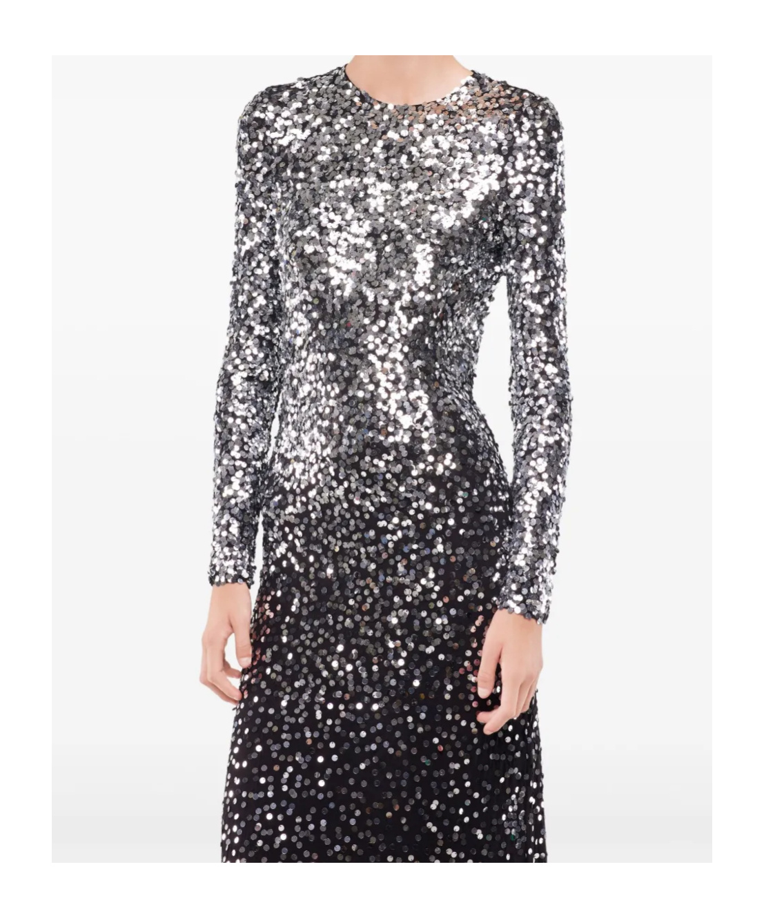 Rabanne Womens Black Sequin Second-skin Jersey Maxi Dress In Blue