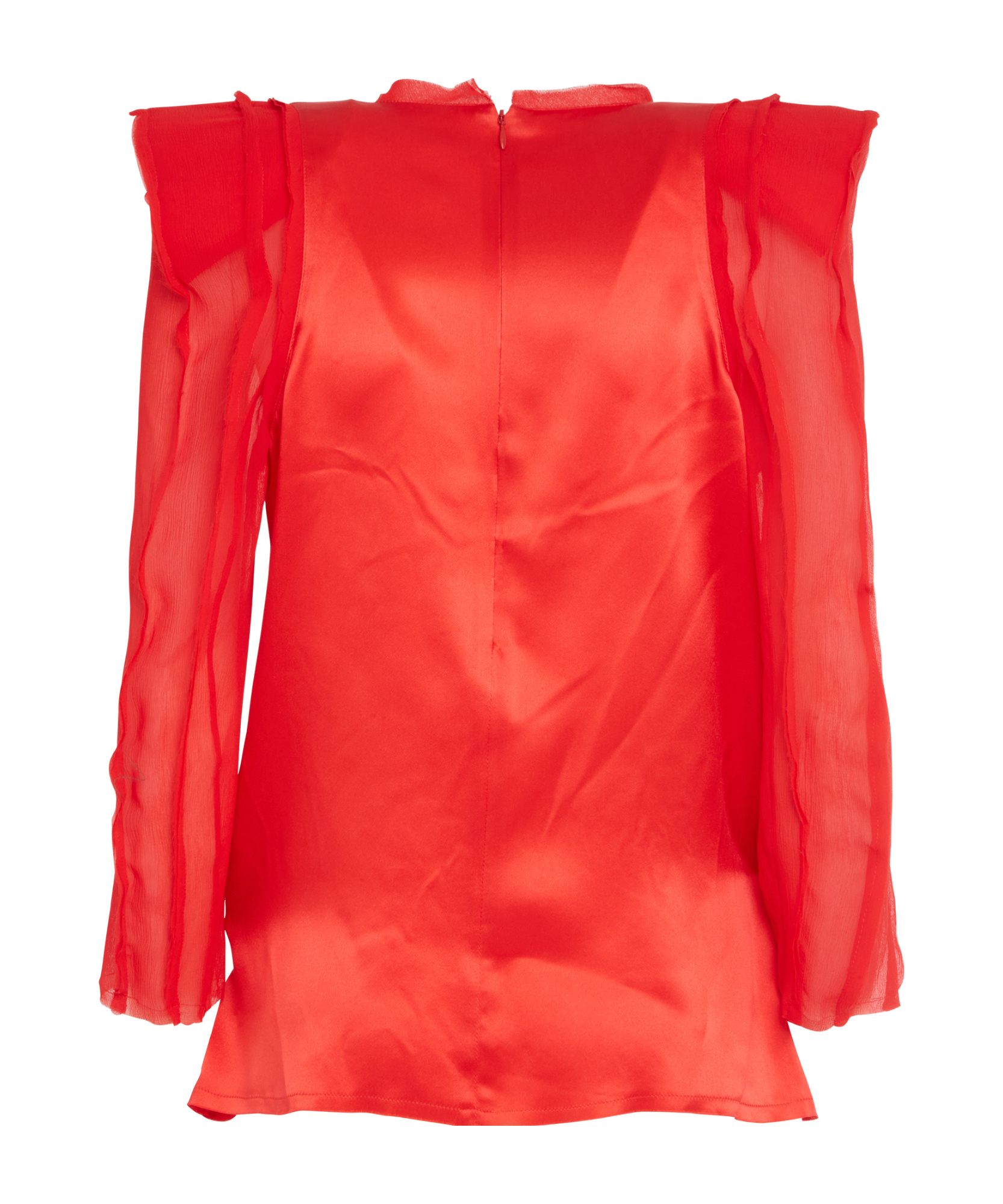 Balmain Long-sleeved Tops In Red