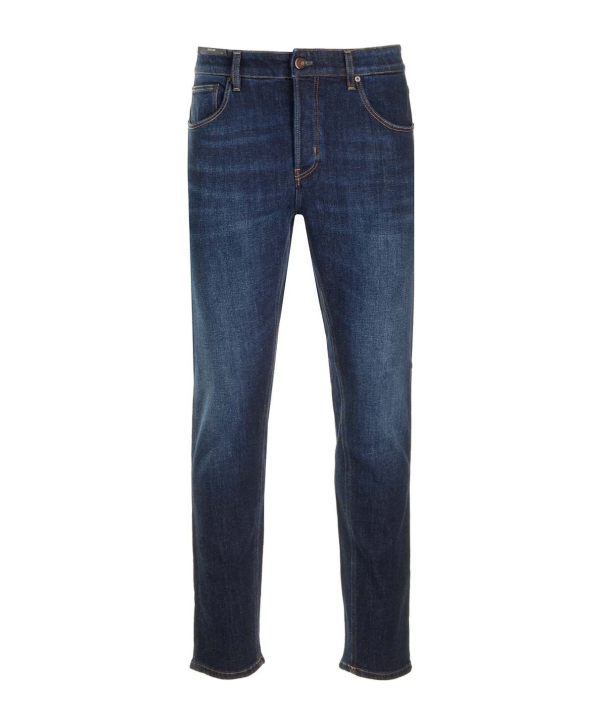 Pt Torino Mid-rise Slim-fit Jeans In Blue
