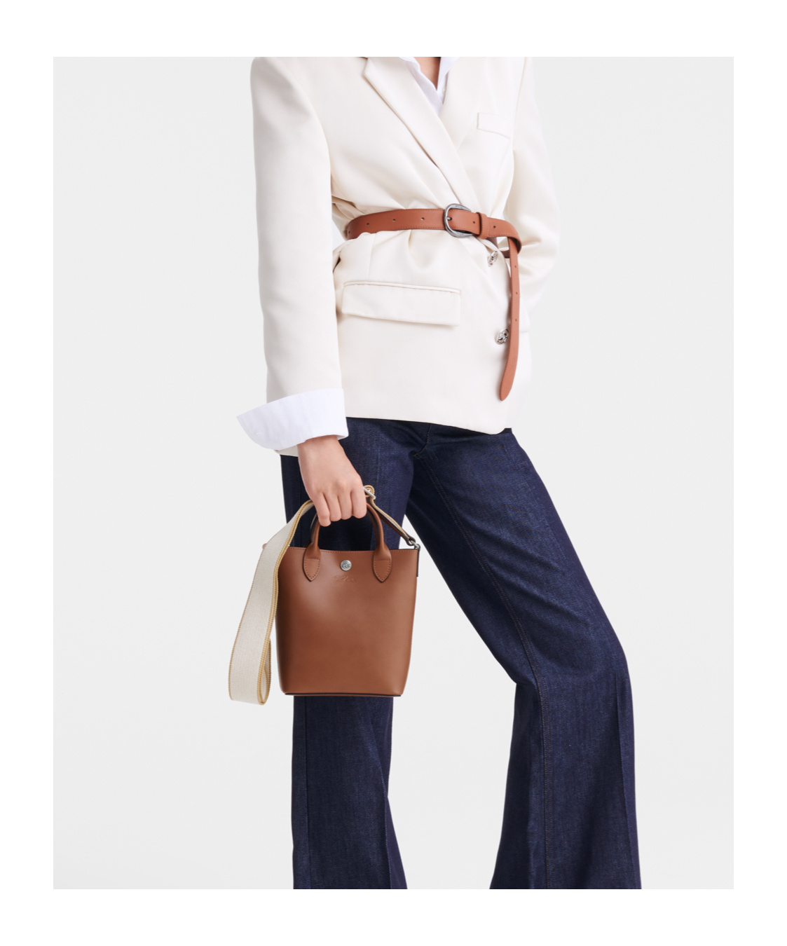 Longchamp Tote Bag Xs Épure In Brown