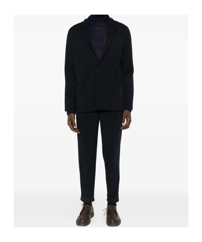 Roberto Collina Single-breasted Blazer In Black