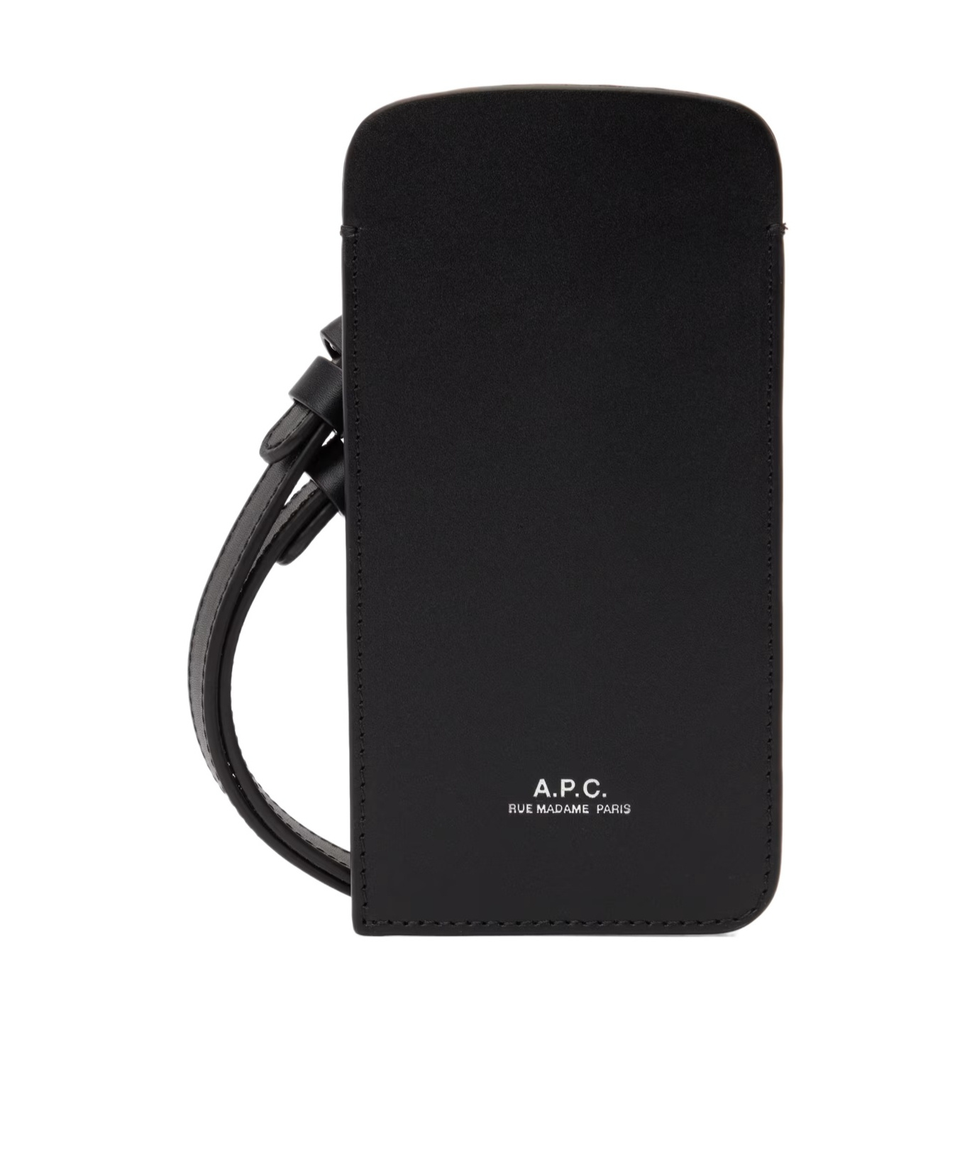 Apc James Leather Mini Bag In Black