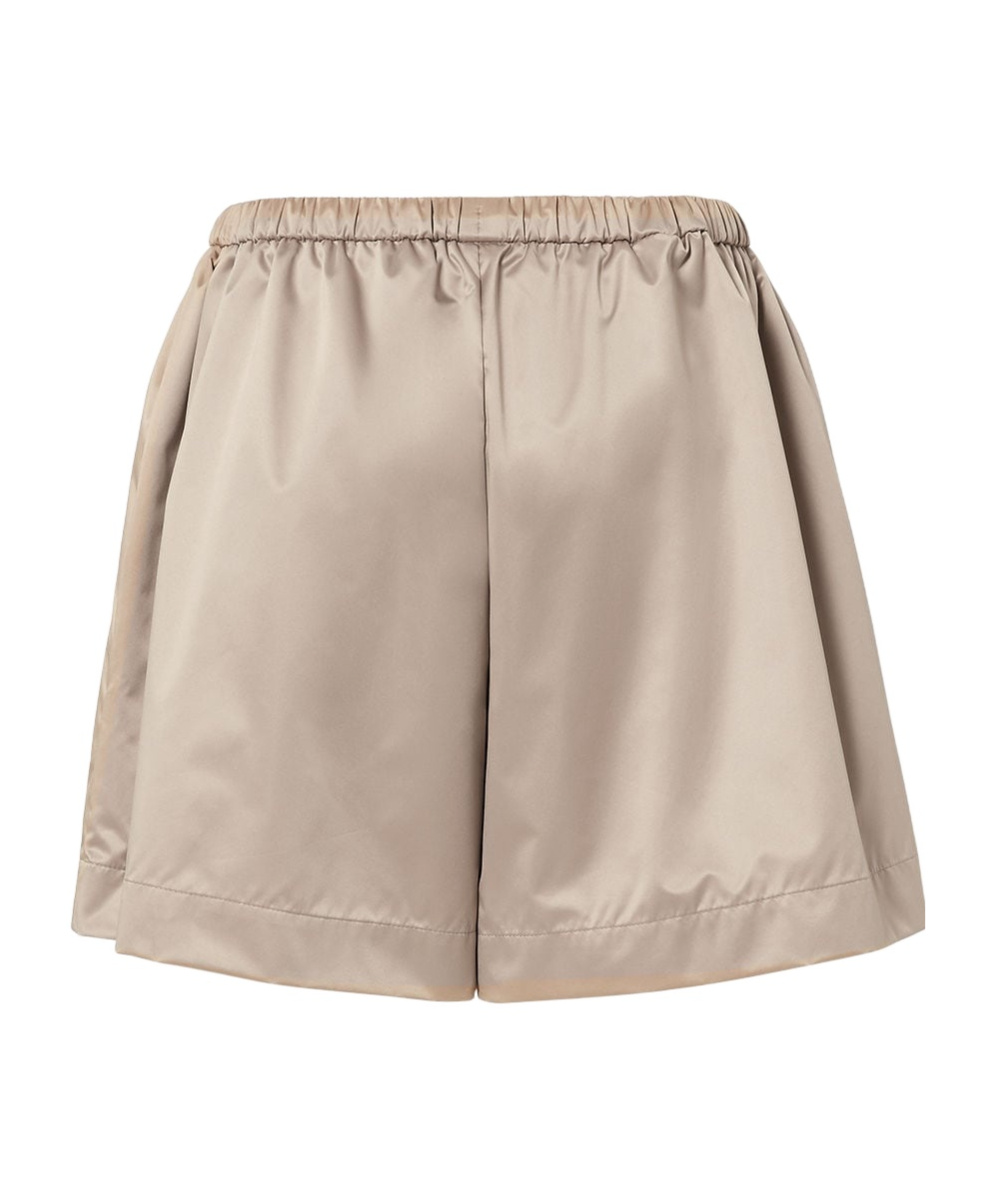 Fendi Technical Silk Shorts In Nude