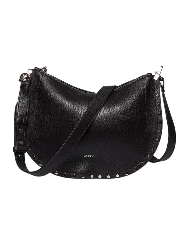 Isabel Marant Zipper Shoulder Bag In Black