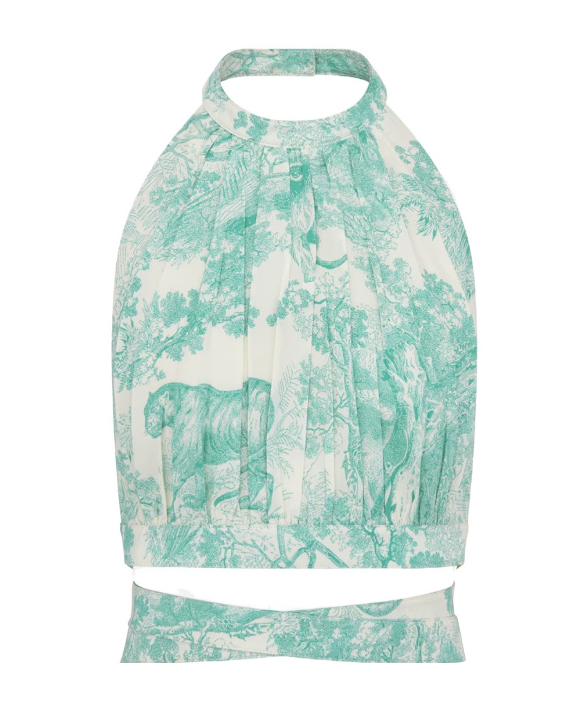 Dior Iviera Short Sling In Green