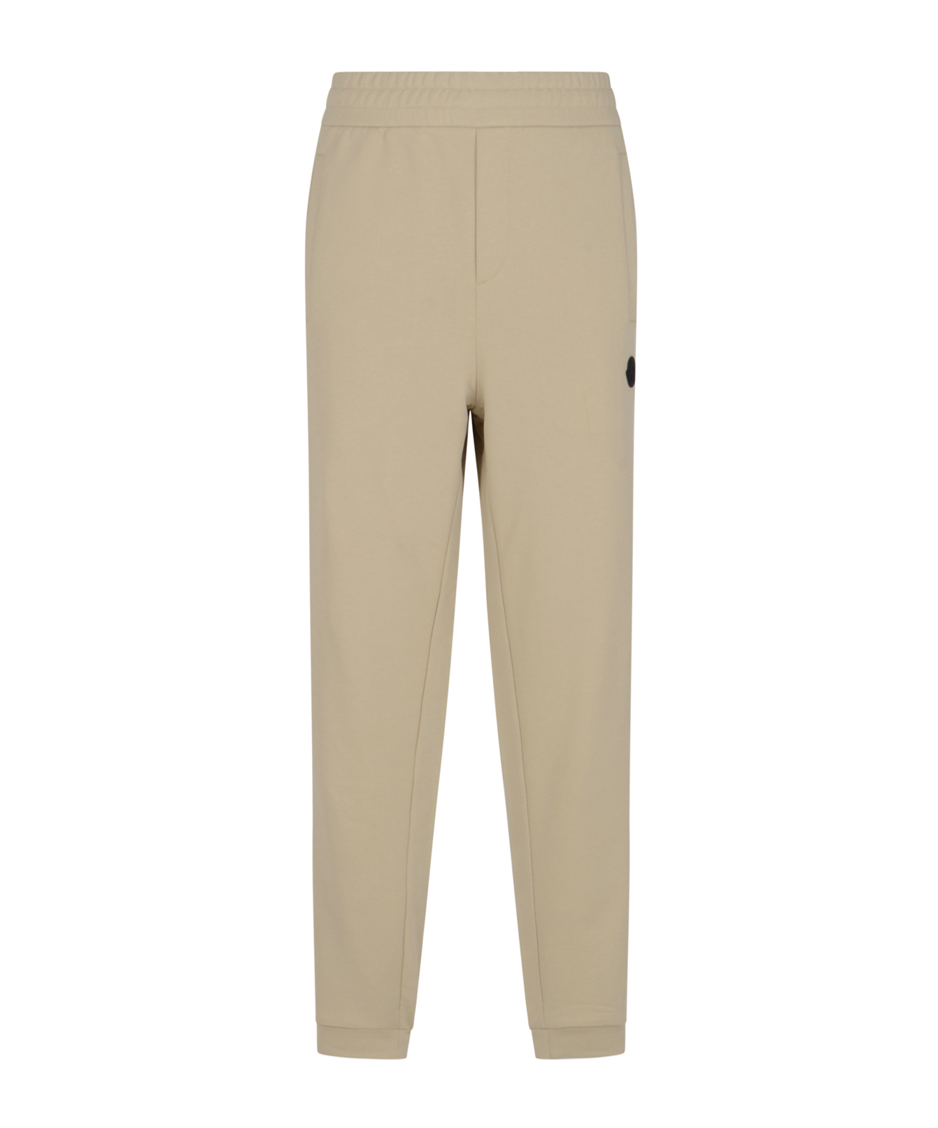 Moncler Logo-patch Track Pants In Brown