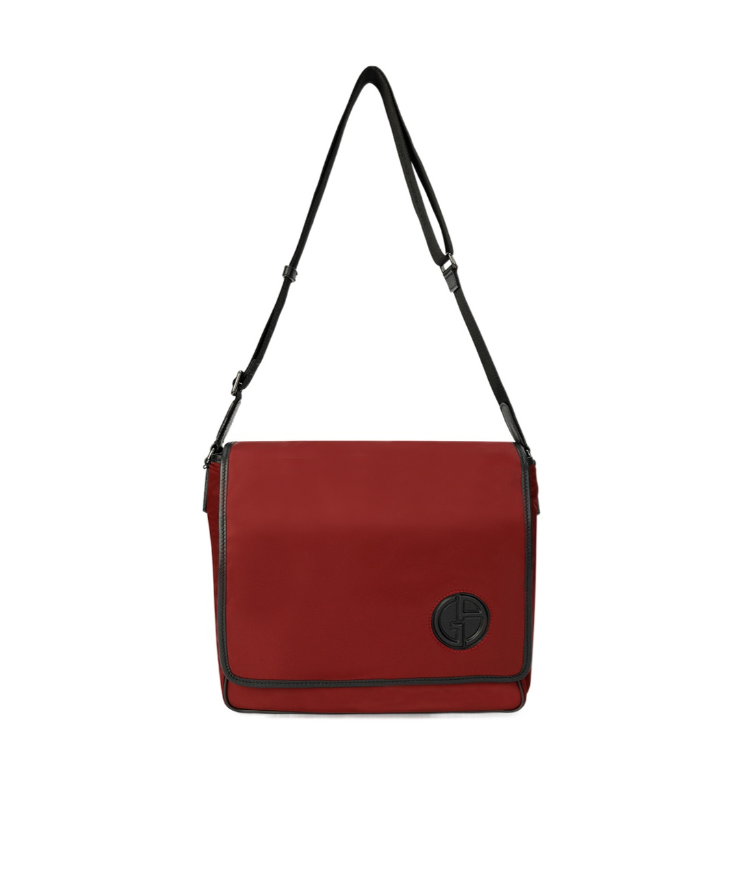 Giorgio Armani Logo Shoulder Bag In Red