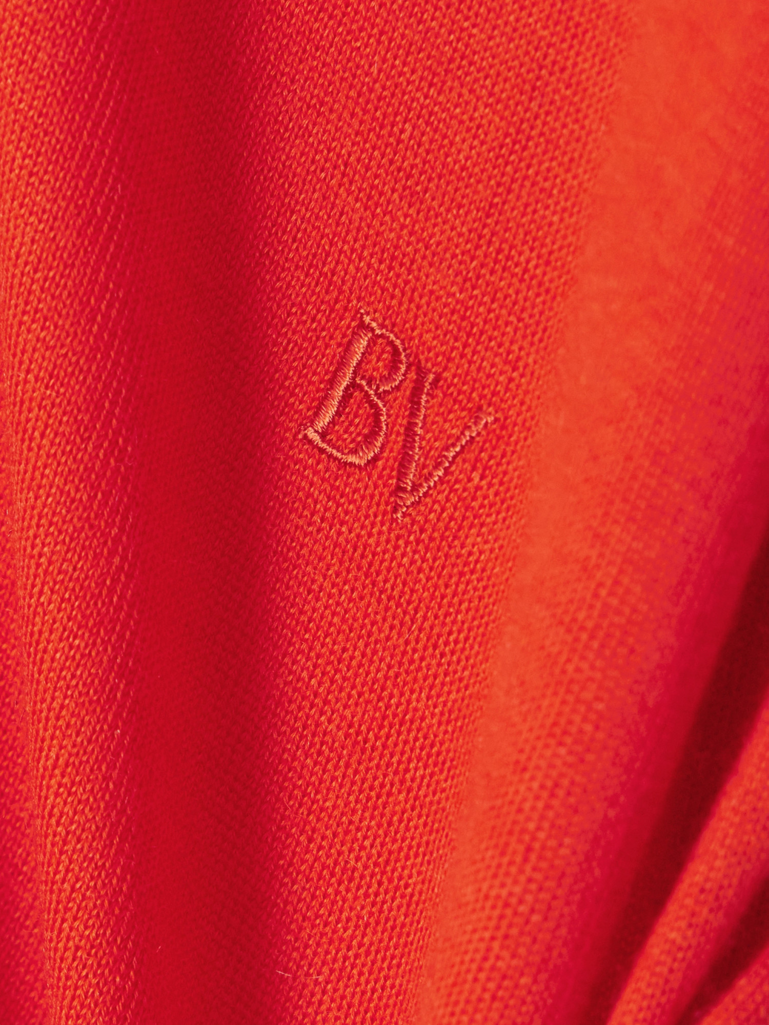 Shop Bottega Veneta Light Fine Cashmere Jumper In Red