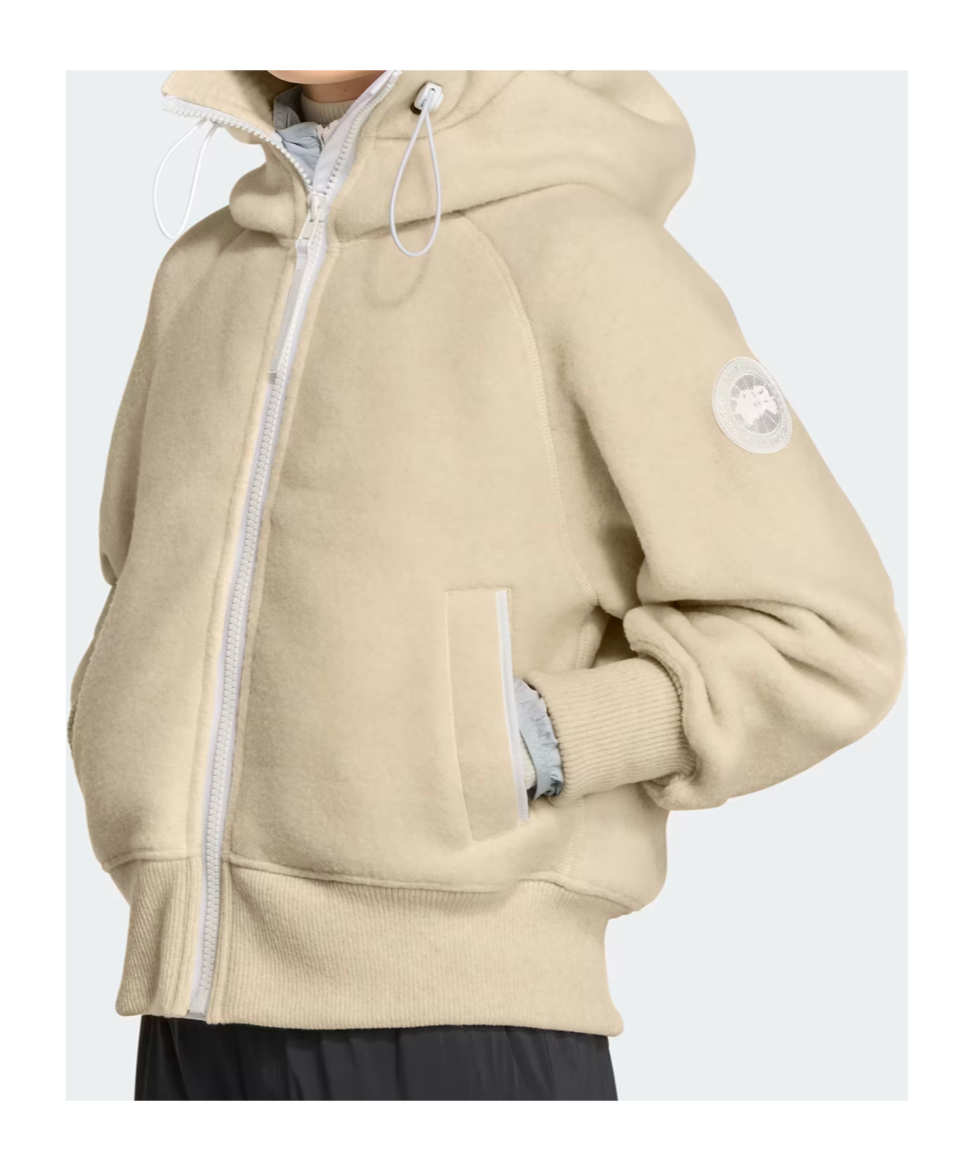 Canada Goose Chilliwack Bomber Kind Fleece Humanature In Linen