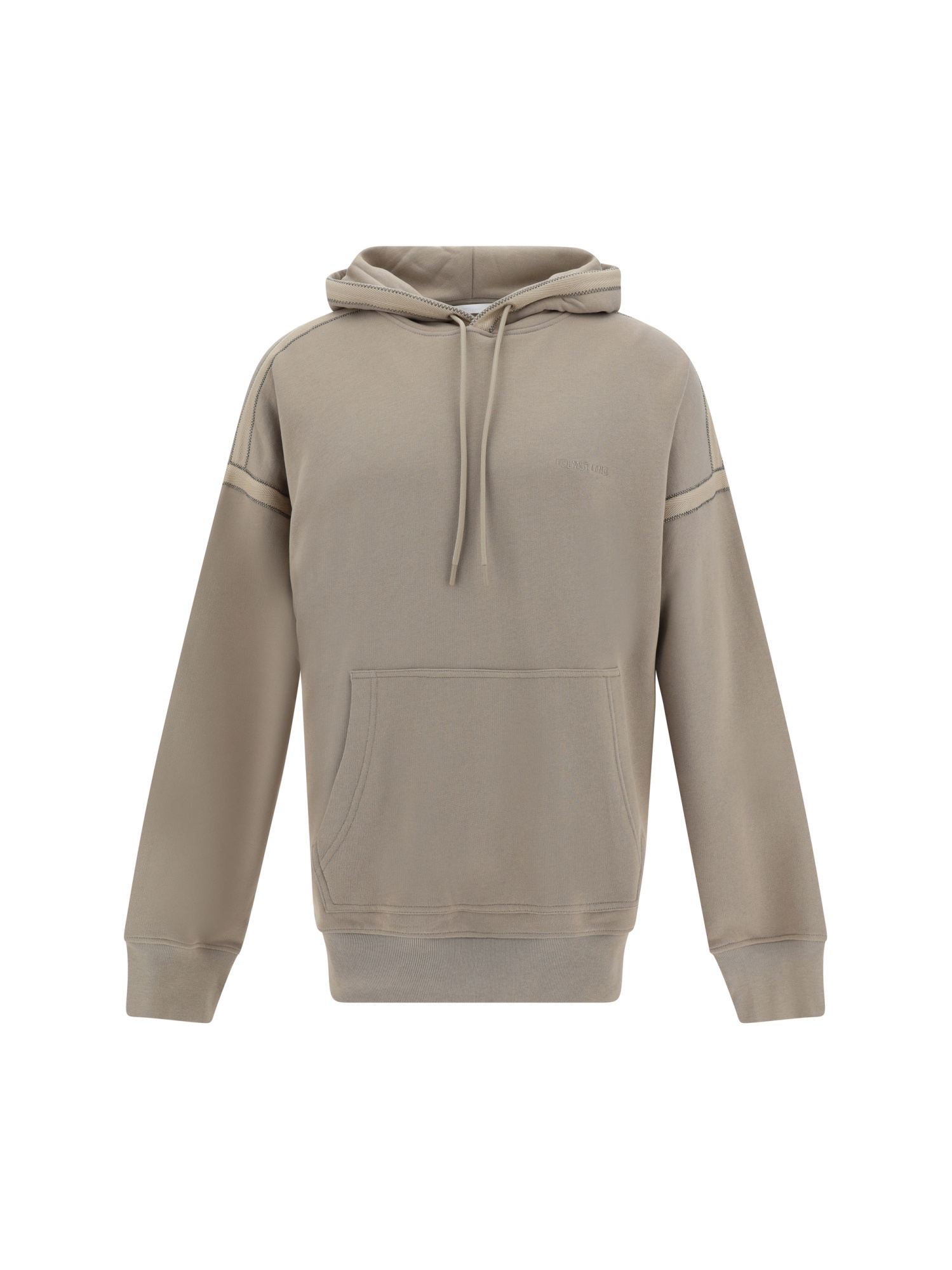 Helmut Lang Logo Embroidered Drawstring Hoodie