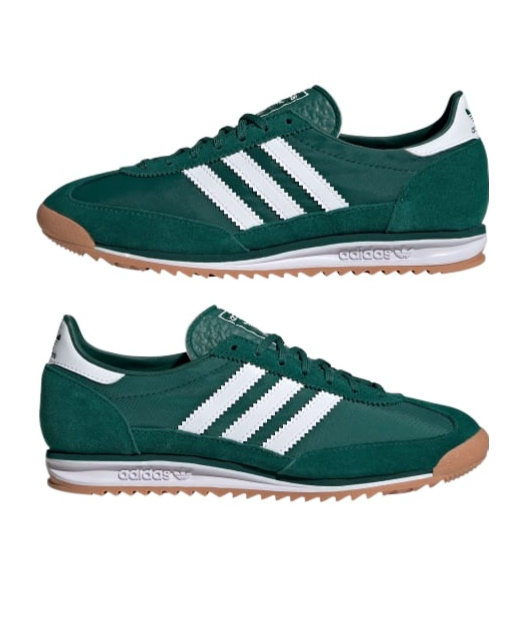 Shop Adidas Originals Sl 72 Sneakers In Green