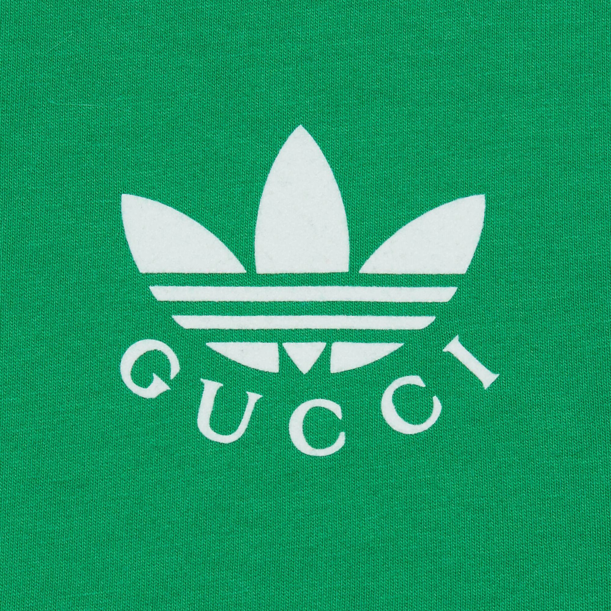 Gucci X Adidas T-shirt Dress In Green