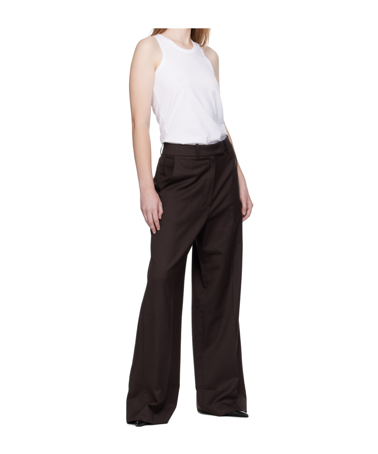 The Frankie Shop Brickell Trousers In Black