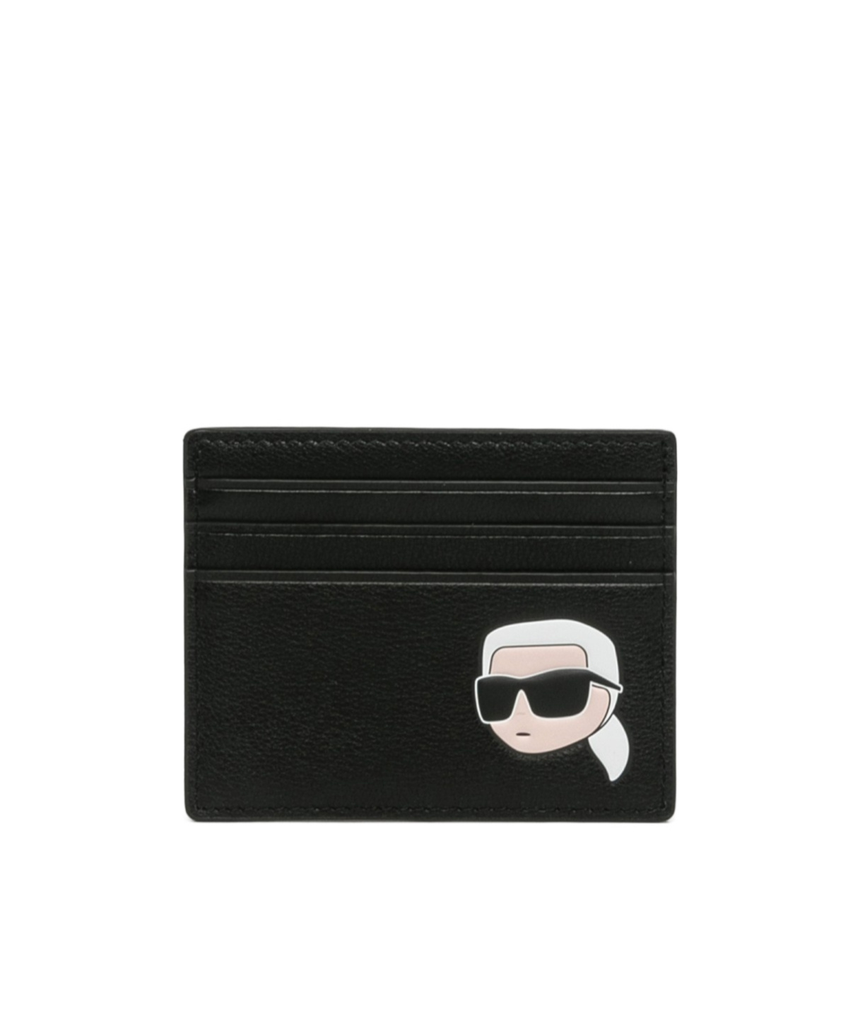 Karl Lagerfeld Kl X The Met Ikon Cardholder In Black