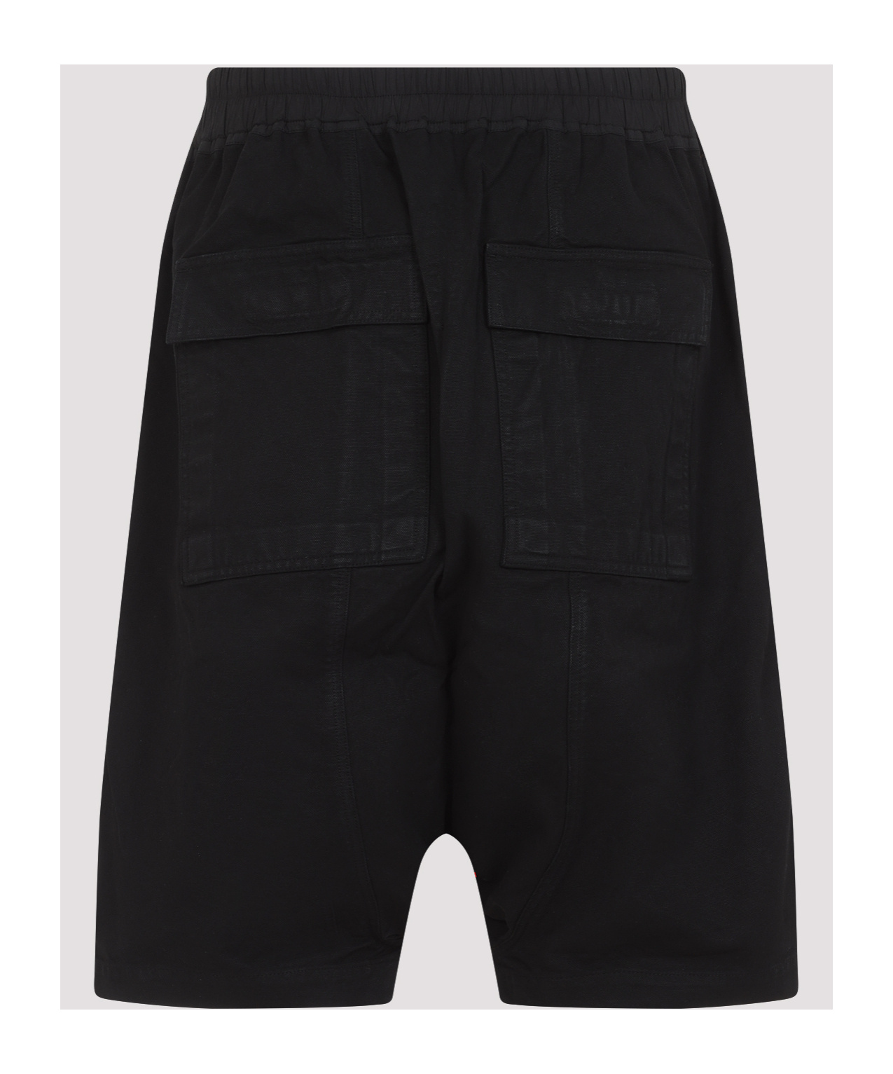 Shop Rick Owens Drkshdw Drawstring Pods Shorts In Black