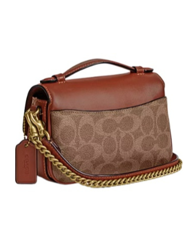 Coach Cassie Crossbody Bag 17 In Signature Canvas In Brown